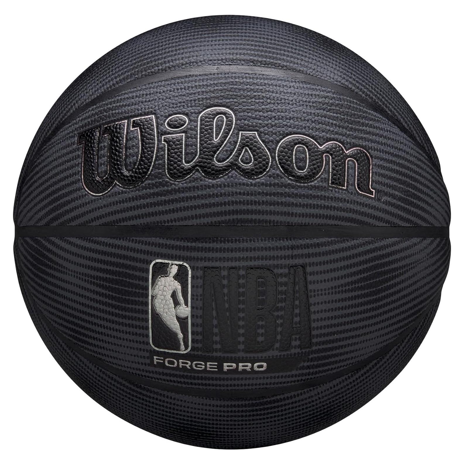 Balón de Baloncesto WILSON NBA Forge Pro Tamaño 7 Negro
