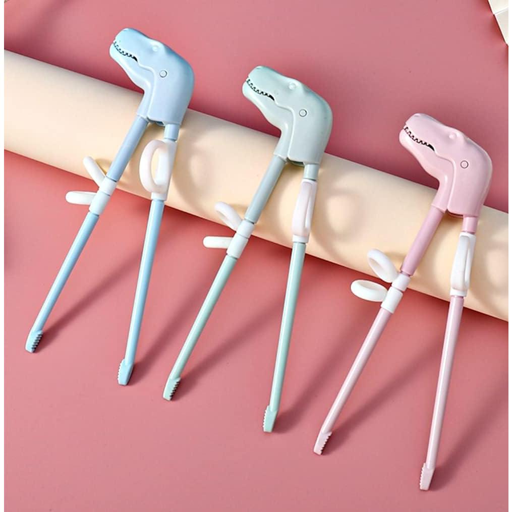 Palillos de Entrenamiento Jawbush para Niños - 3 Pares Dinosaurio