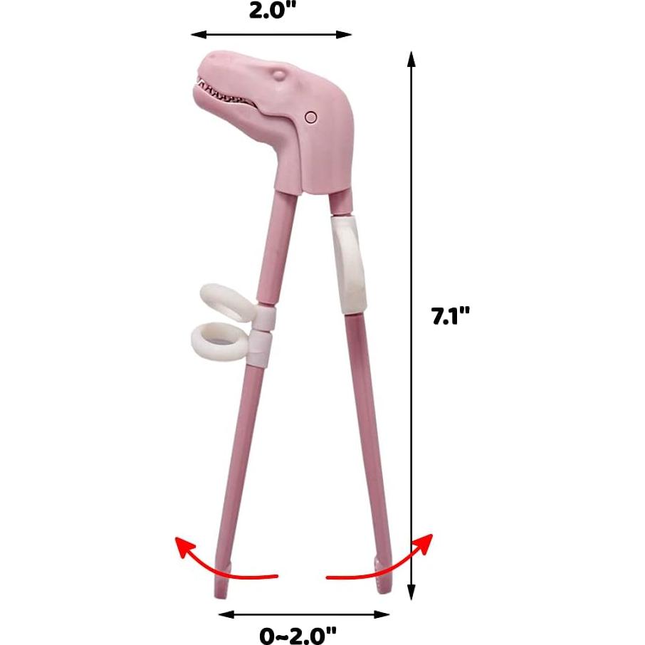 Palillos de Entrenamiento Jawbush para Niños - 3 Pares Dinosaurio