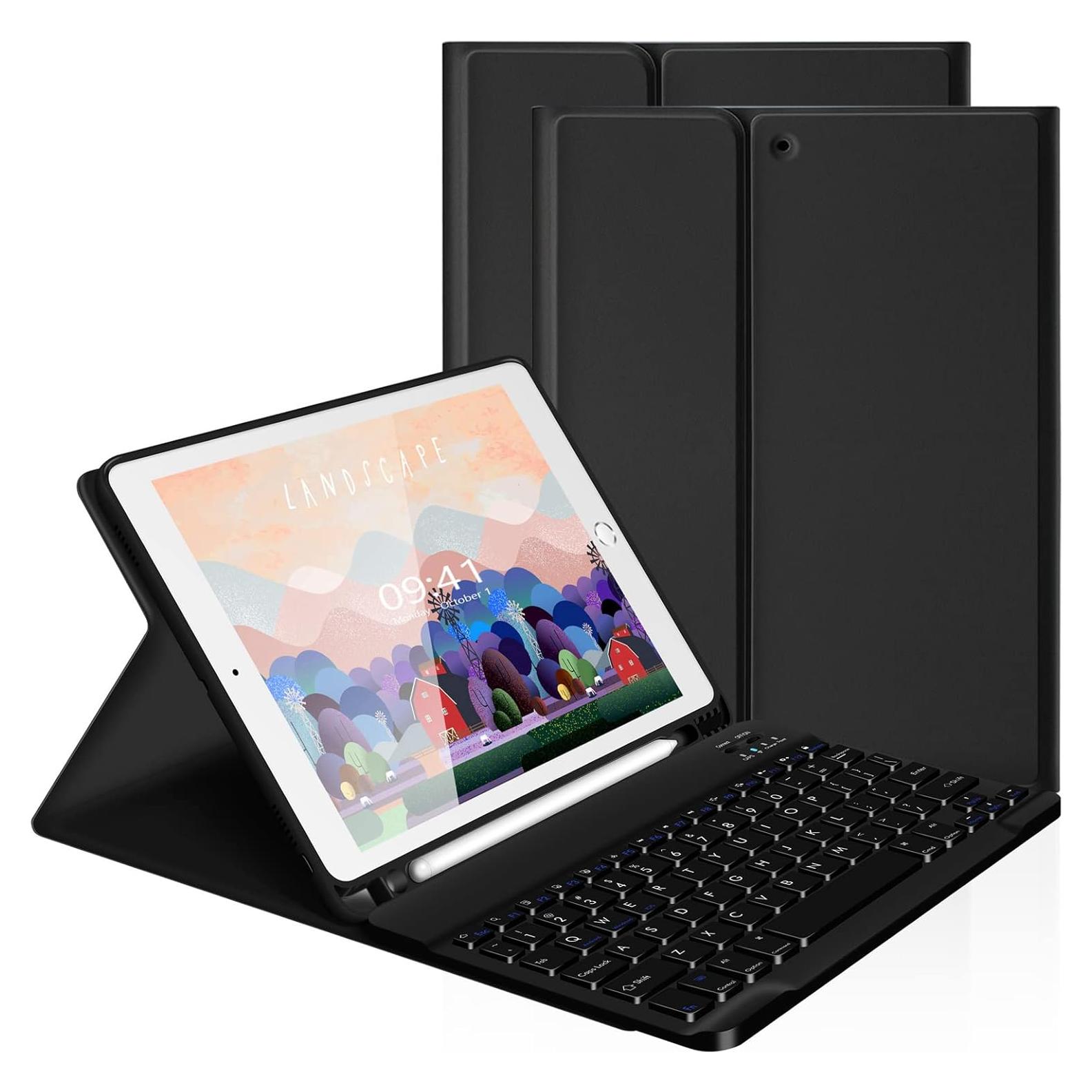 Funda de teclado LAMA para iPad 10.2 y 10.5 pulgadas