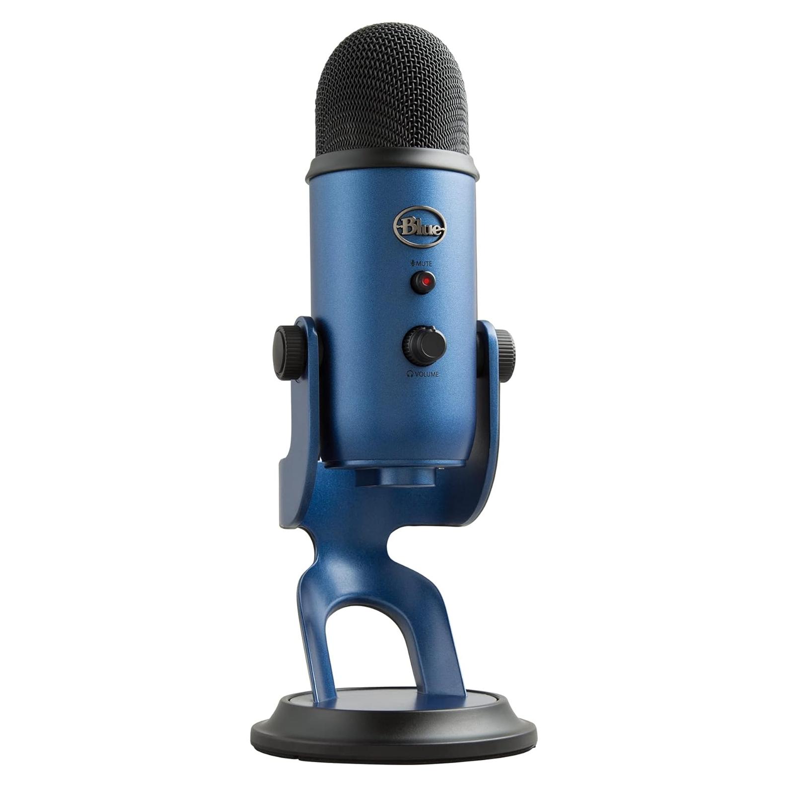 Micrófono USB Logitech Blue Yeti 4 Patrones Polares - Azul