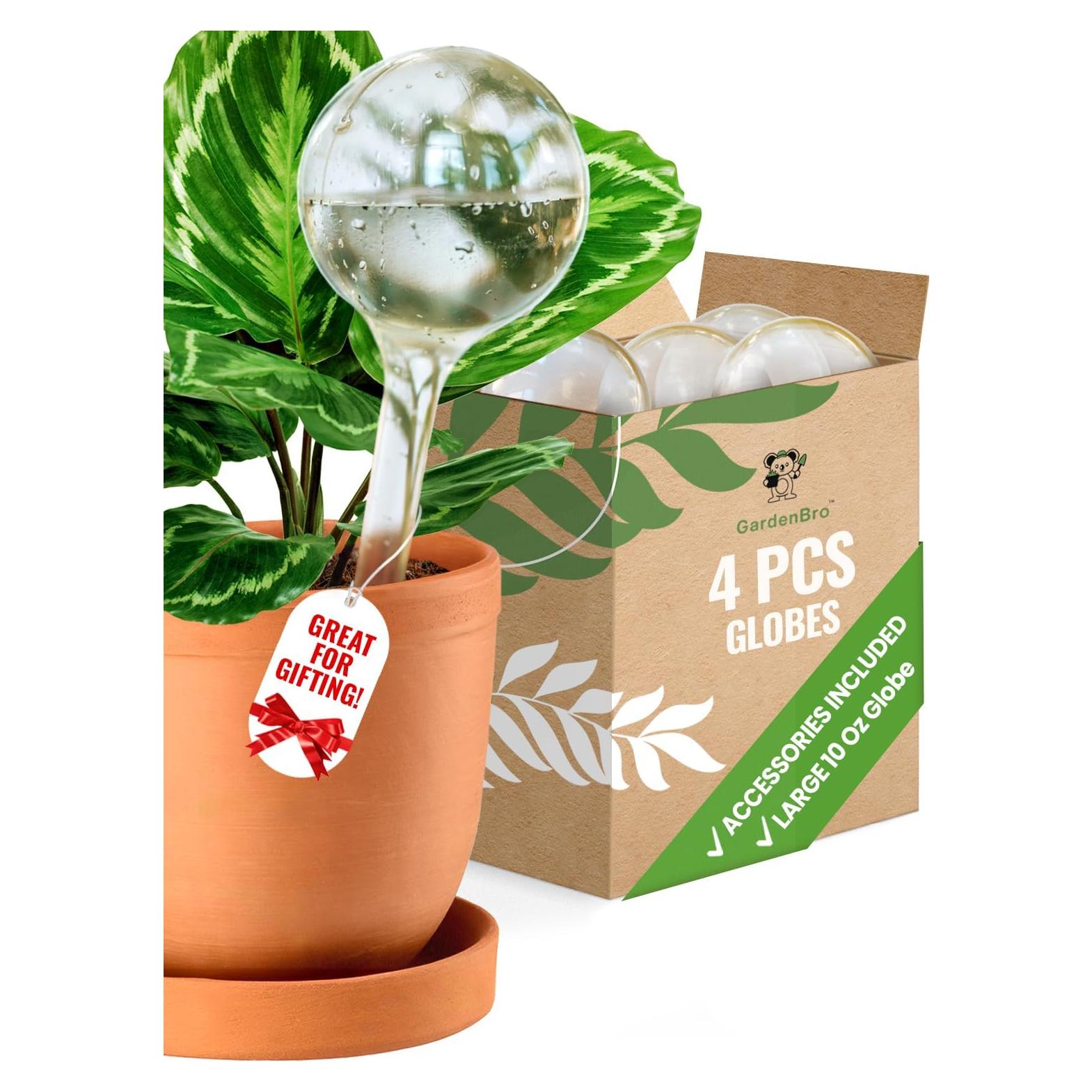 Esferas de Riego Automático Gardenbro 4 Pcs 300 ml