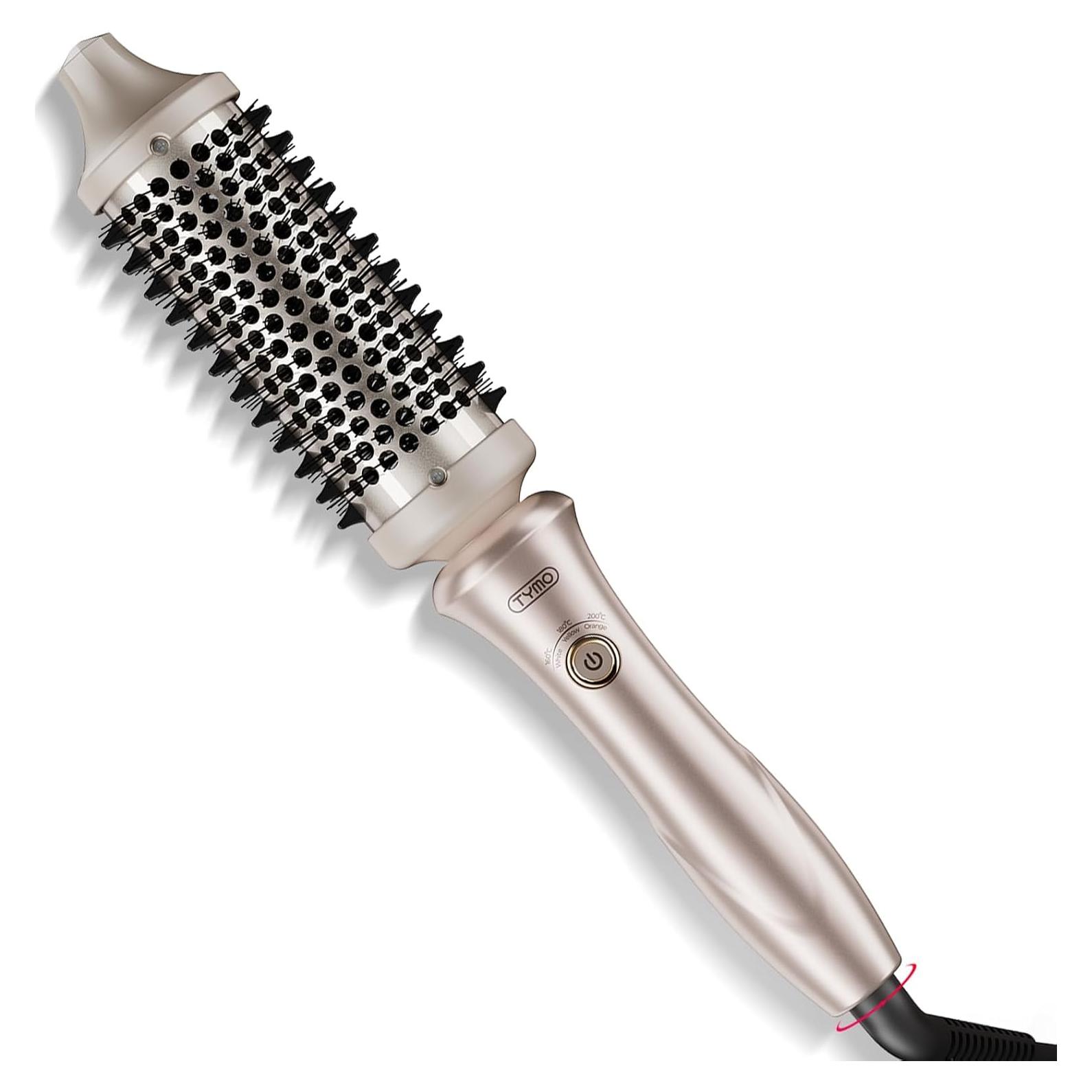 Cepillo Térmico TYMO STYLUX 2 en 1 Alisador y Rizador