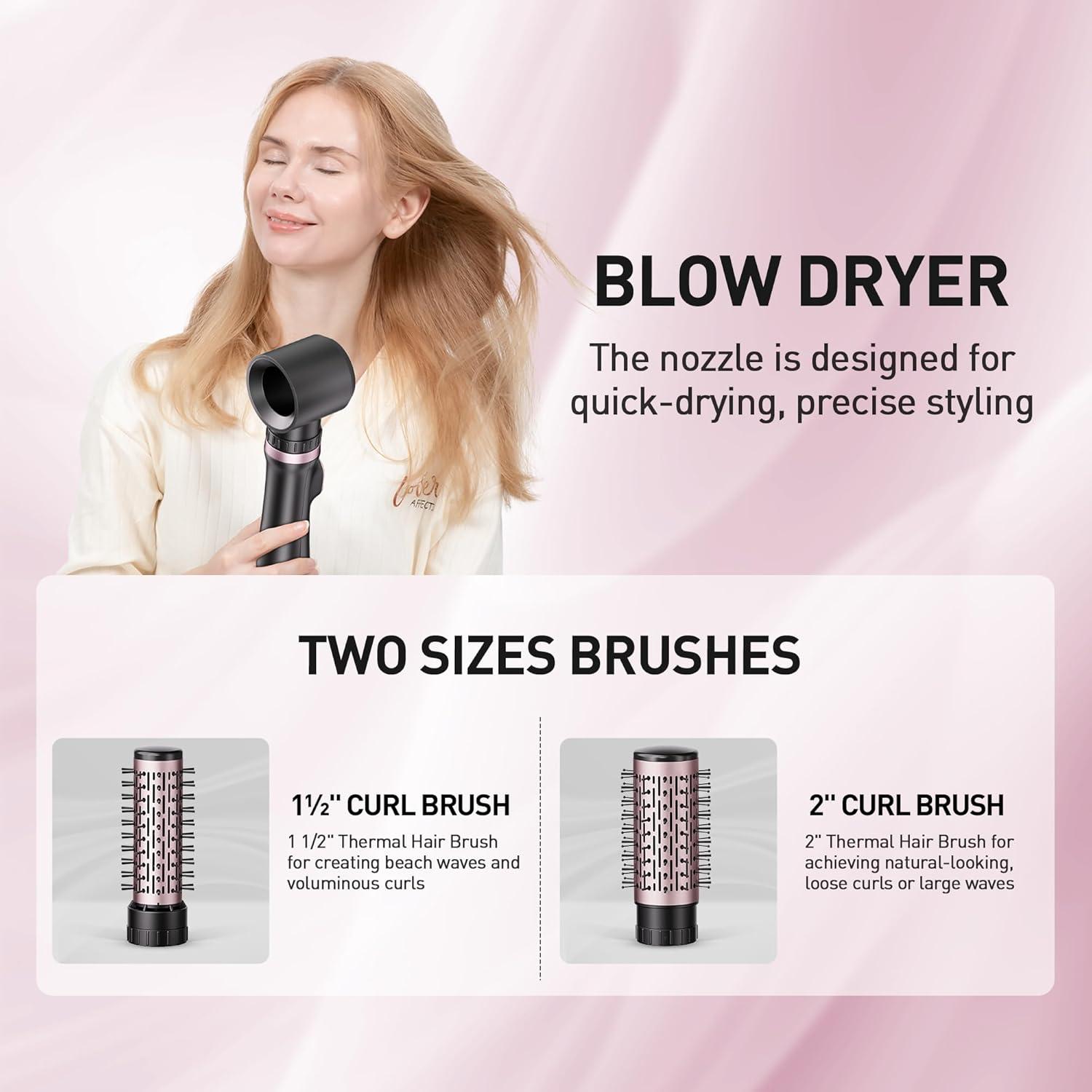 Cepillo Secador de Pelo Tresses Touch 3 en 1 35x16.2 cm