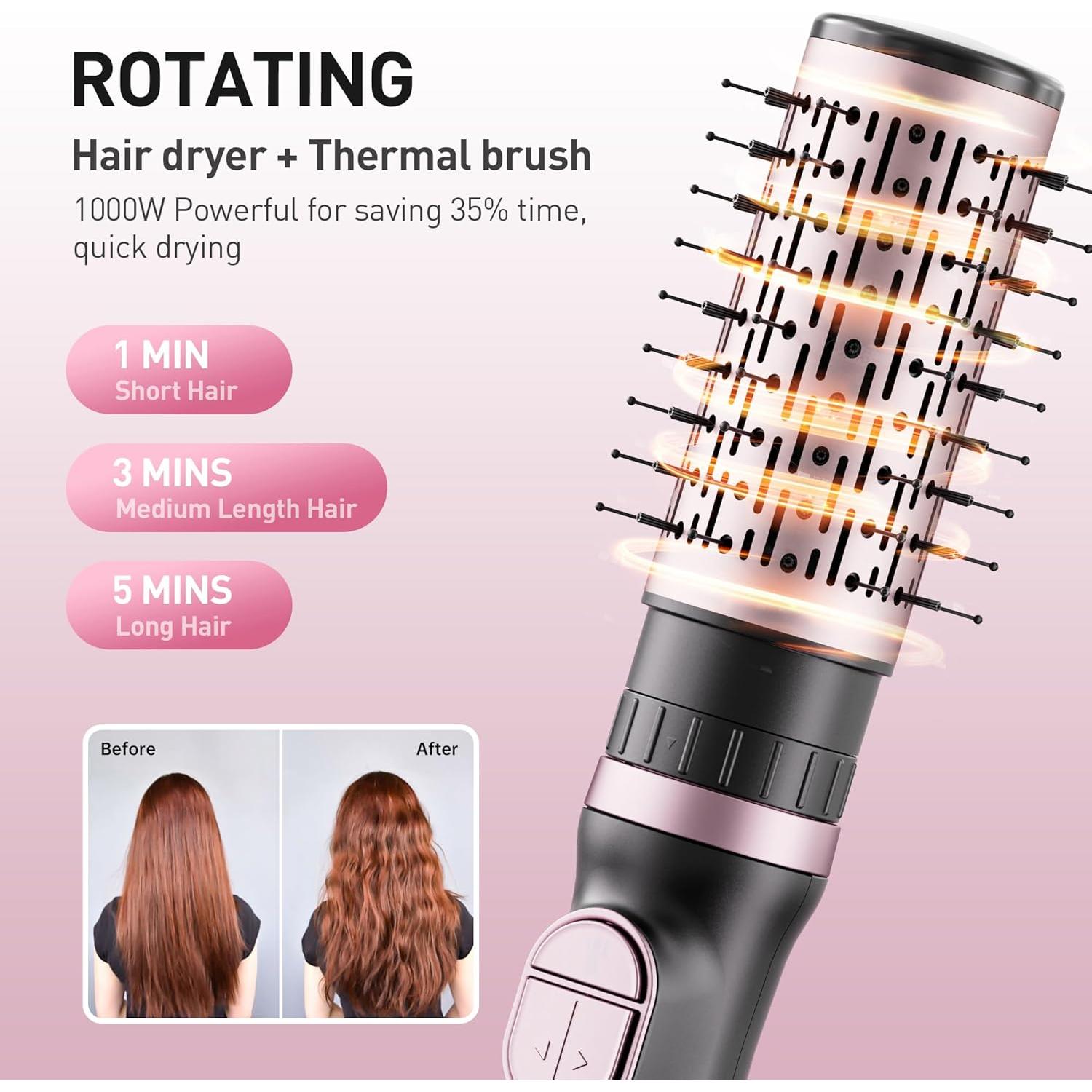 Cepillo Secador de Pelo Tresses Touch 3 en 1 35x16.2 cm