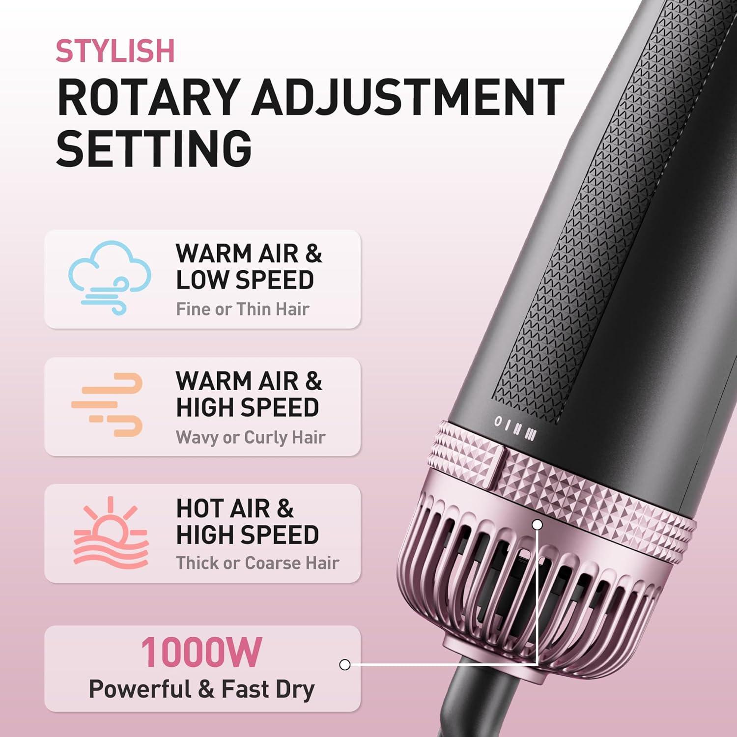 Cepillo Secador de Pelo Tresses Touch 3 en 1 35x16.2 cm