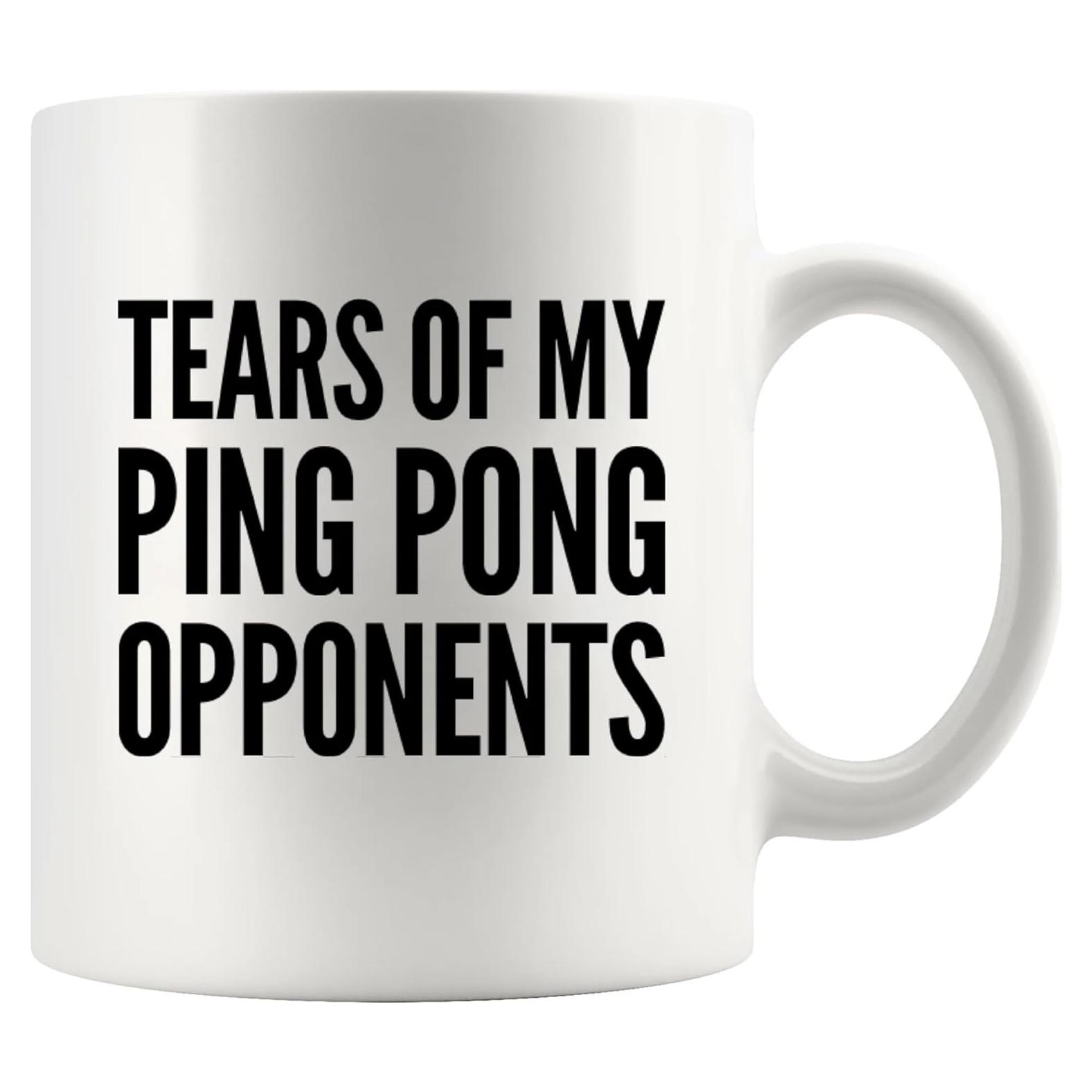 Taza de Cerámica Ping Pong Panvola 326ml Divertida