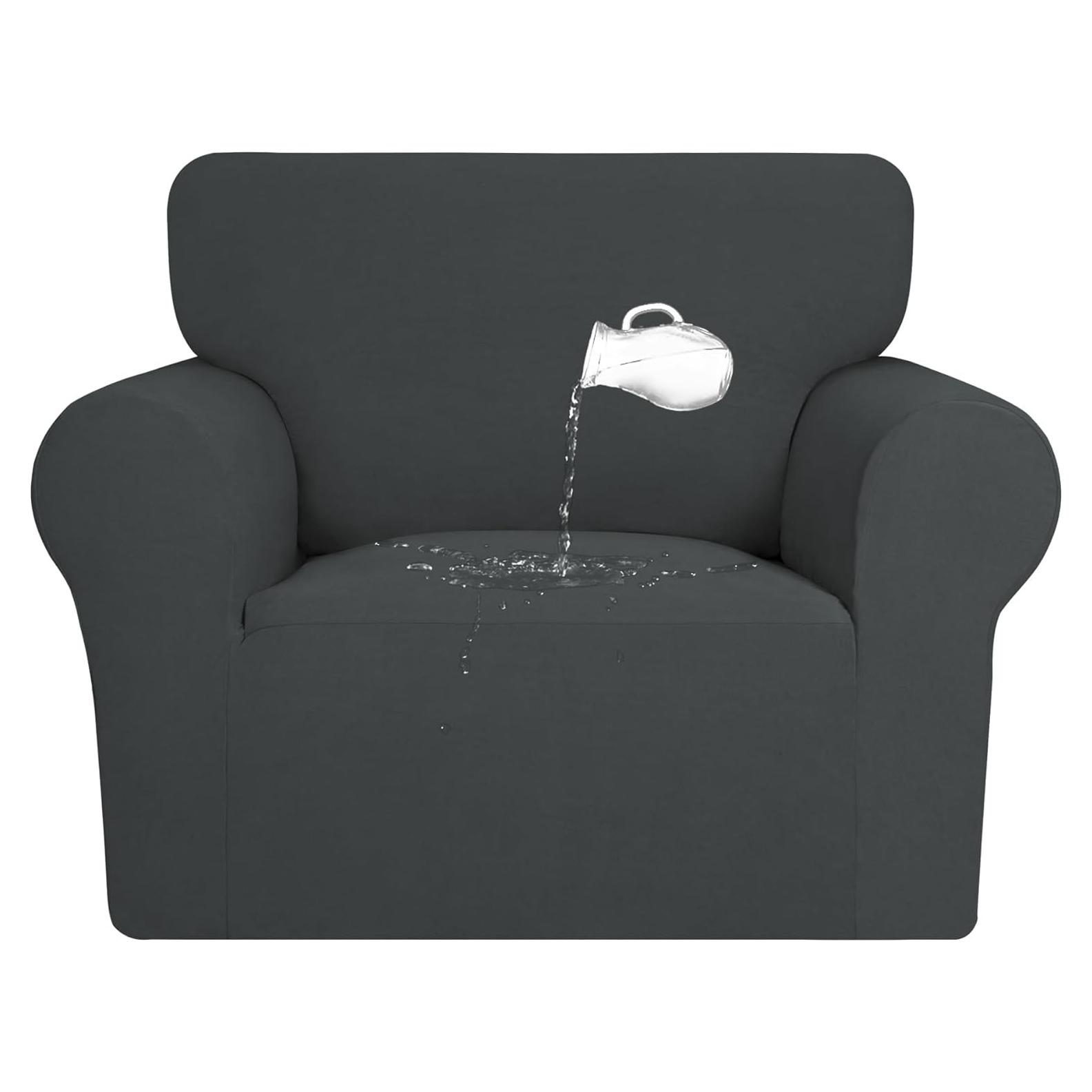 Funda Impermeable PureFit para Sofá Silla Gris Oscuro