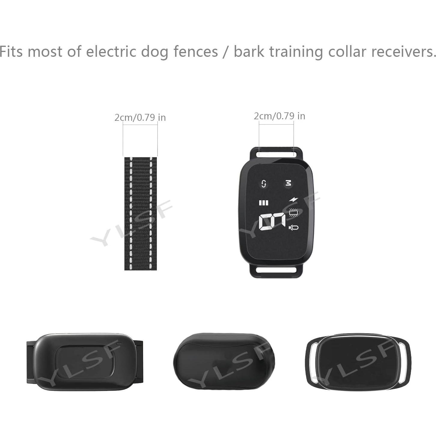 Correa de Reemplazo Nylon 2mm YLSF para Collar Entrenamiento Perro