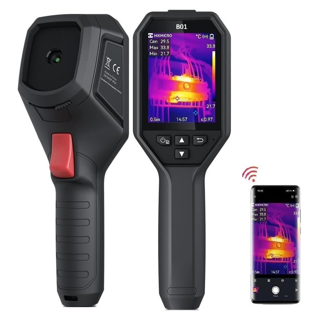 Cámara Térmica HIKMICRO B01 320x240 WiFi 3.2" LCD