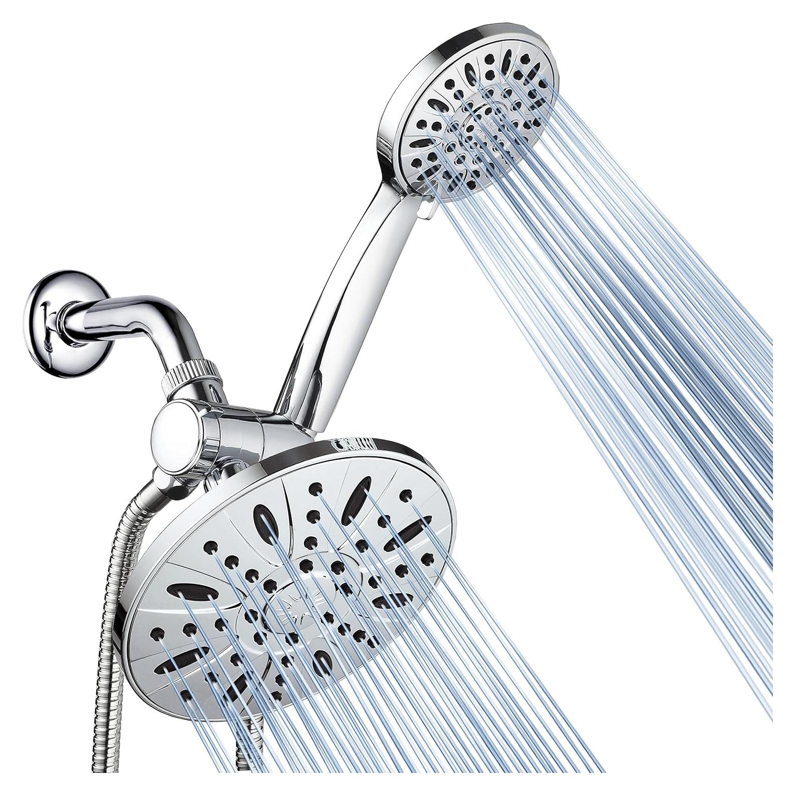 Ducha de Lluvia AquaDance 7" Cromada 6 Configuraciones