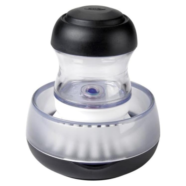 Conjunto de Almacenamiento OXO Good Grips con Cepillo y Dispensador