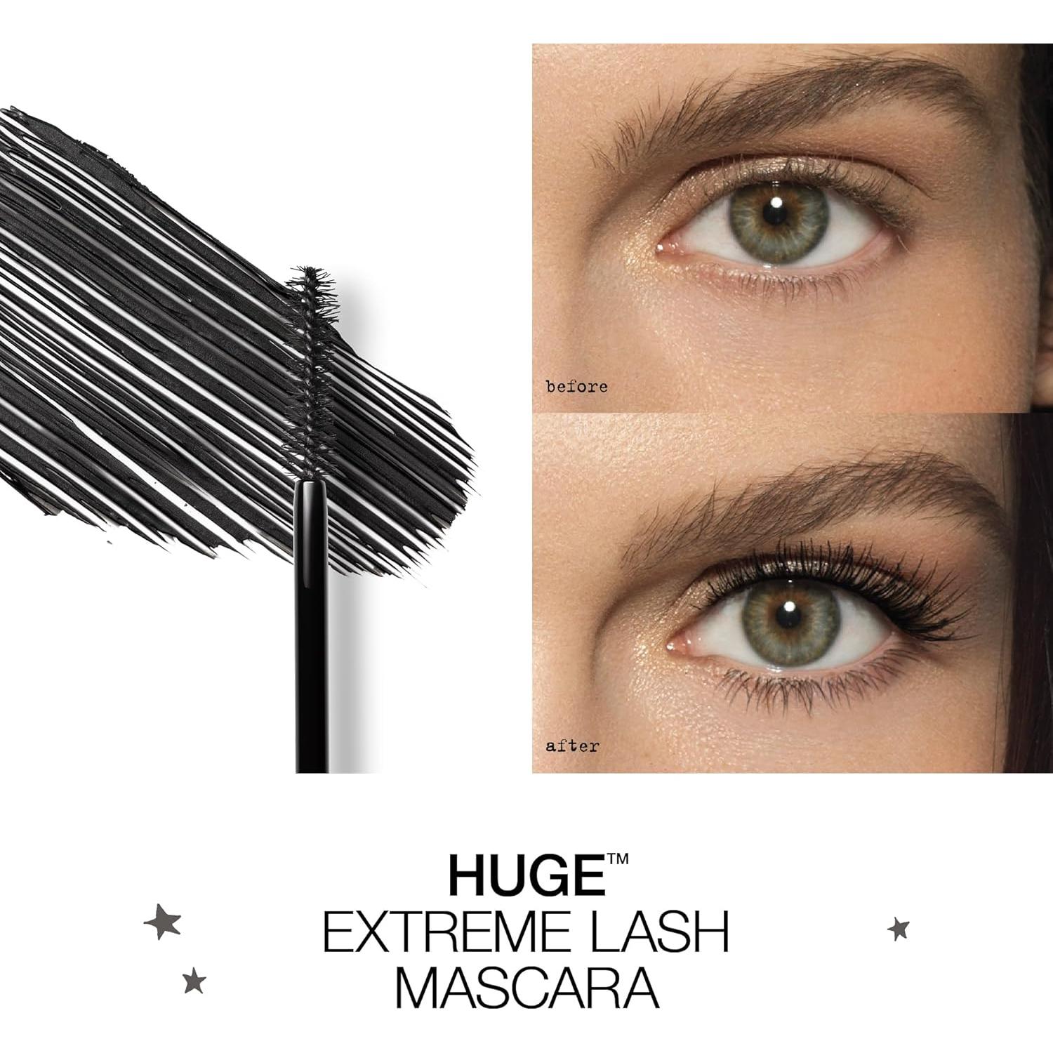 Máscara de Pestañas Stila HUGE Extreme 13 ml Negro Intenso