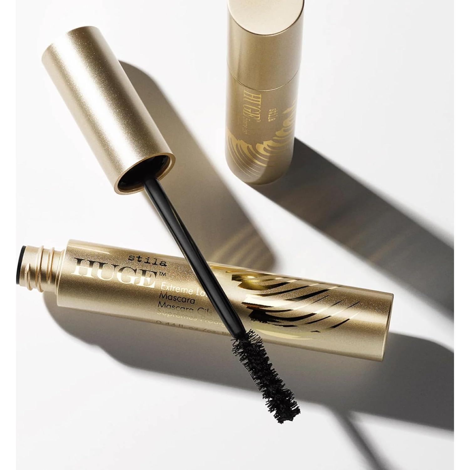 Máscara de Pestañas Stila HUGE Extreme 13 ml Negro Intenso