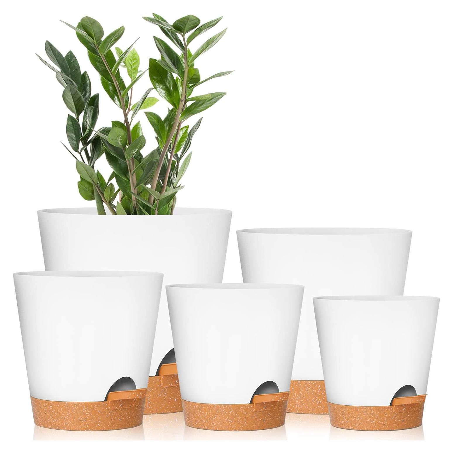 Macetas Autorriego GARDIFE 5 Tamaños 3500ml Blanco