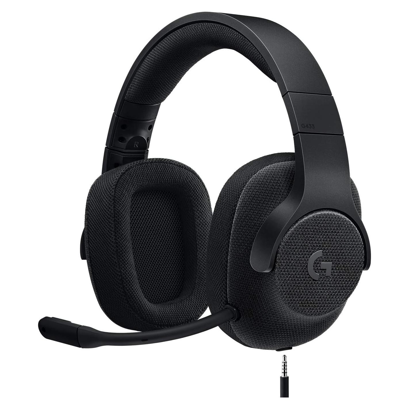 Auriculares Gaming Logitech G433 7.1 con Cable - Negro