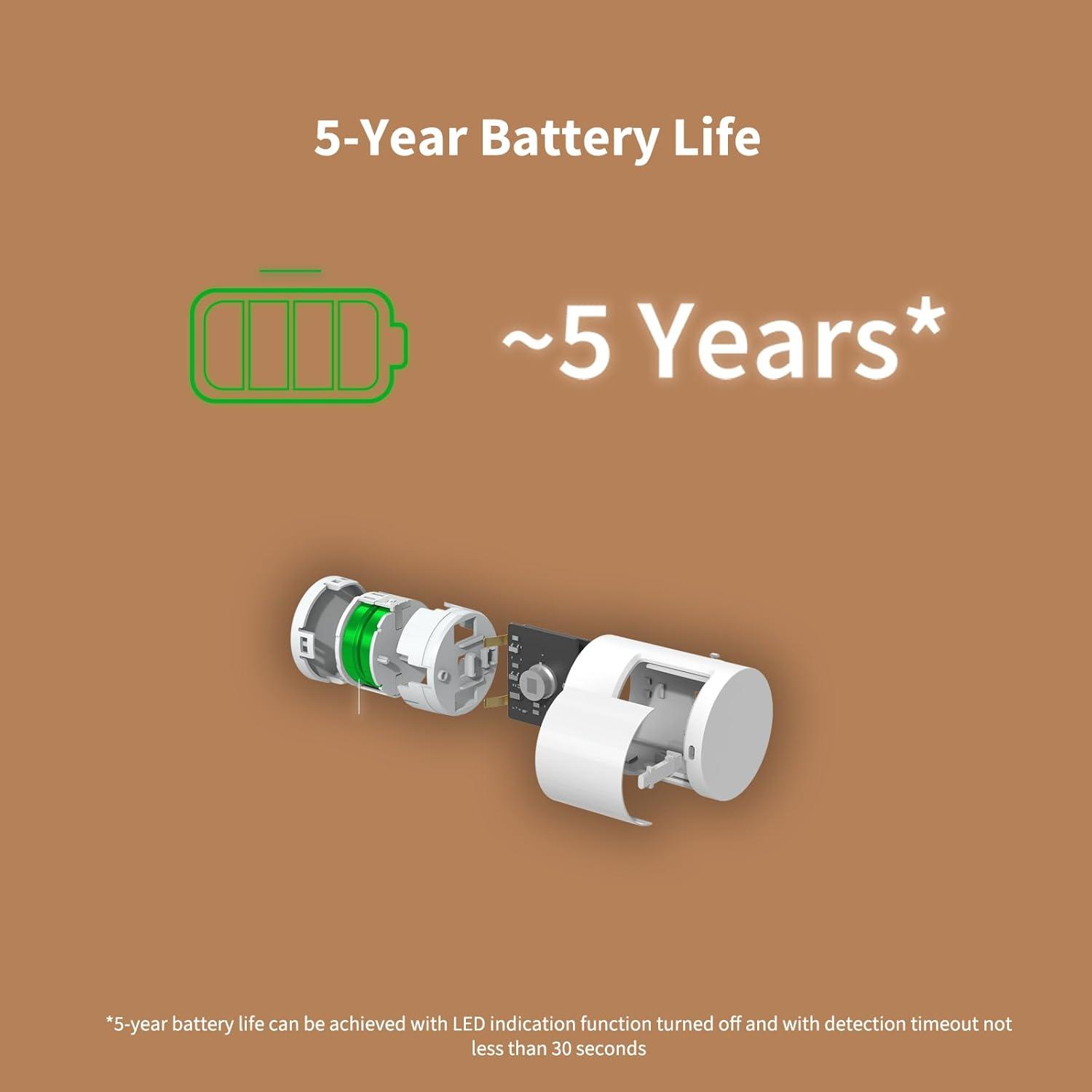 Sensor de Movimiento Aqara Zigbee P1, 5 Años de Batería