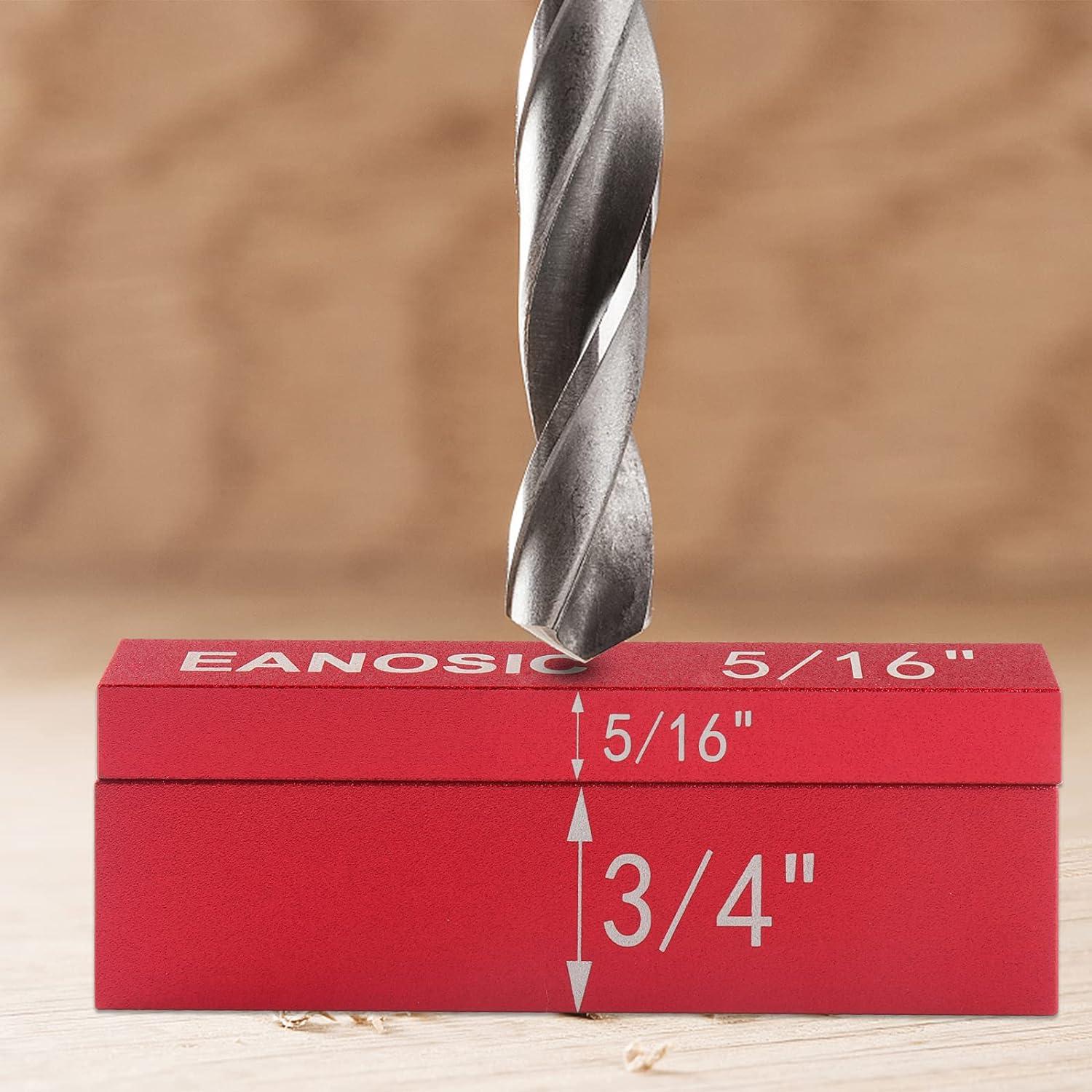 Juego de Bloques de Configuración EANOSIC 15 Piezas Aluminio