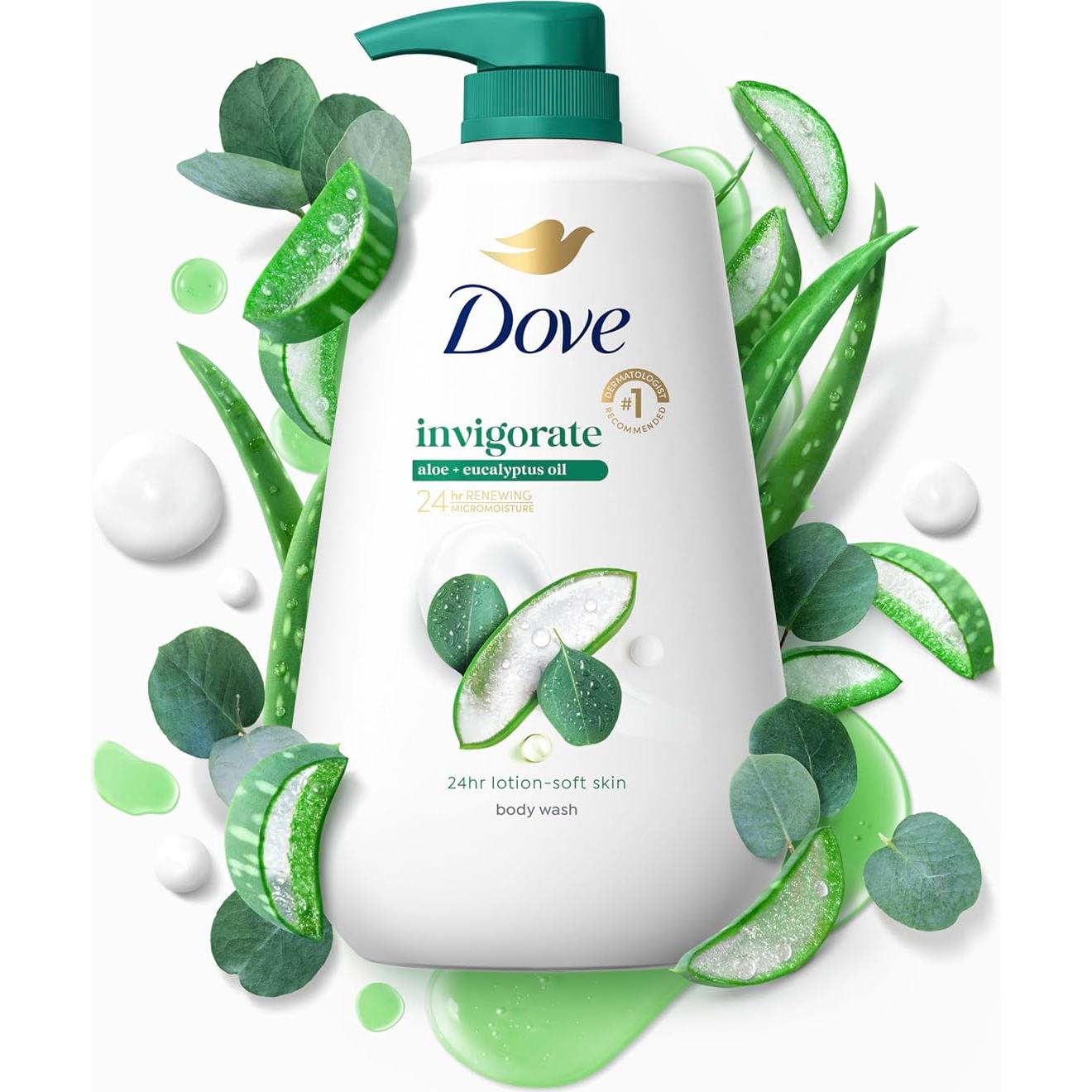 Gel de Ducha Dove Aloe y Eucalipto 0.87 L Hidratante