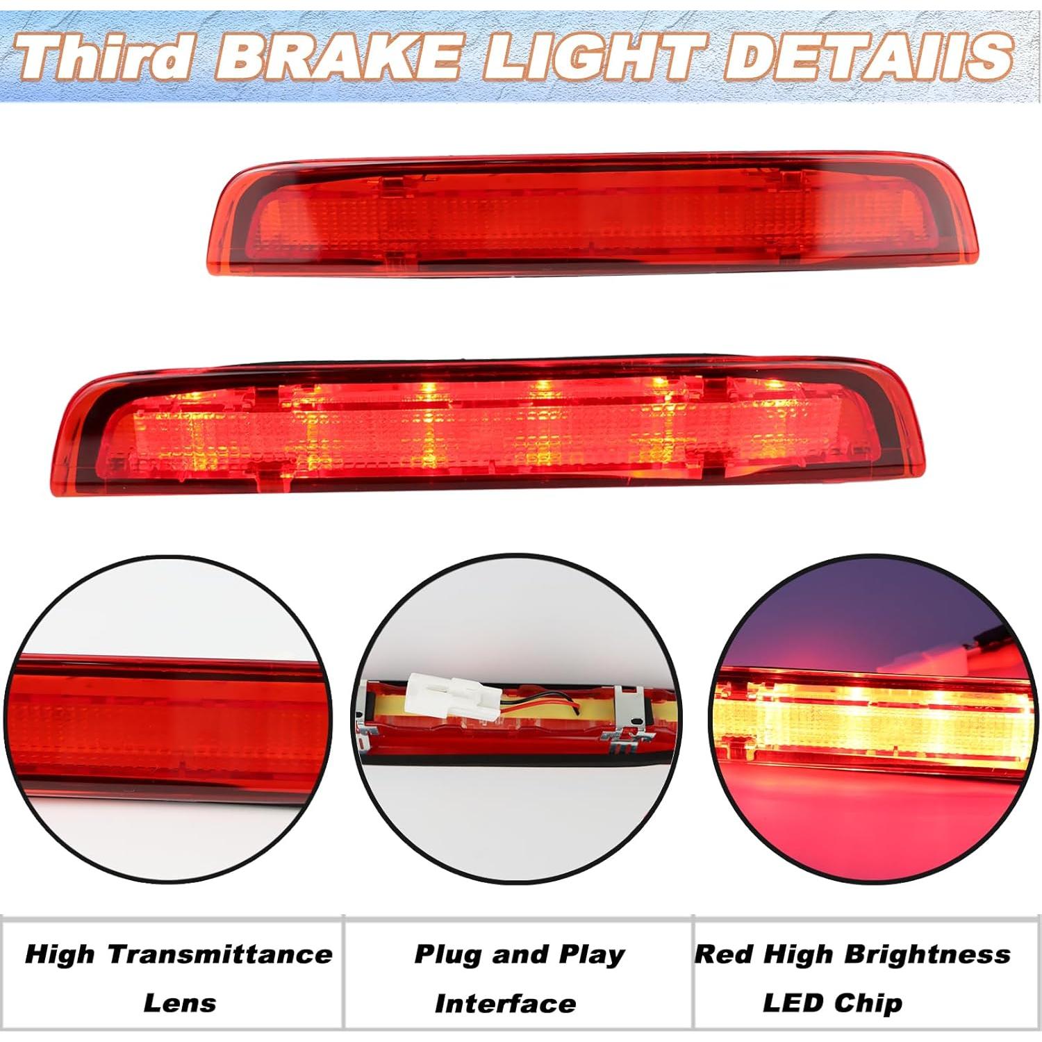 Luz de freno LED alta montura KEEGTBOX para Toyota Yaris 2012-2020