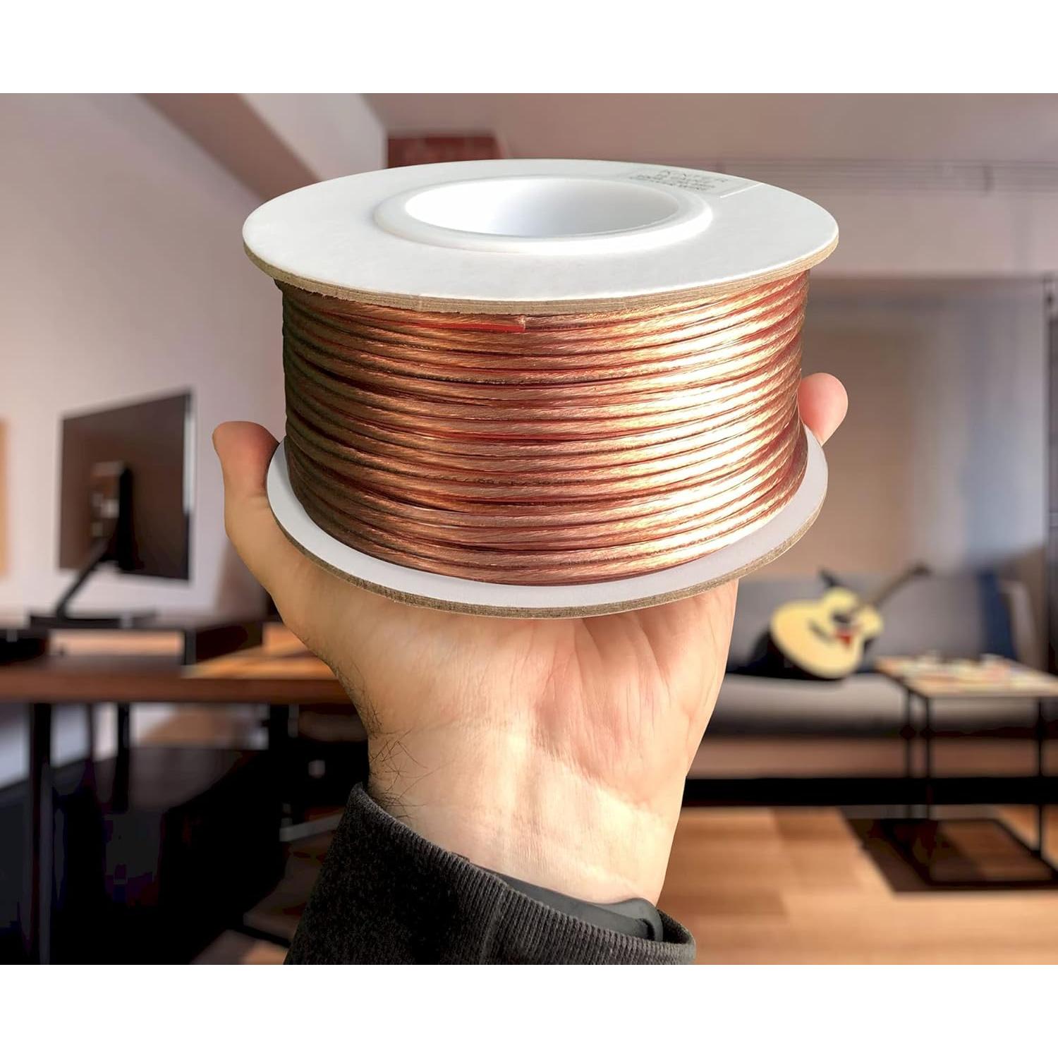 Cable de Altavoz Kinter 30.48m 16-Gauge CCA PVC Flexible