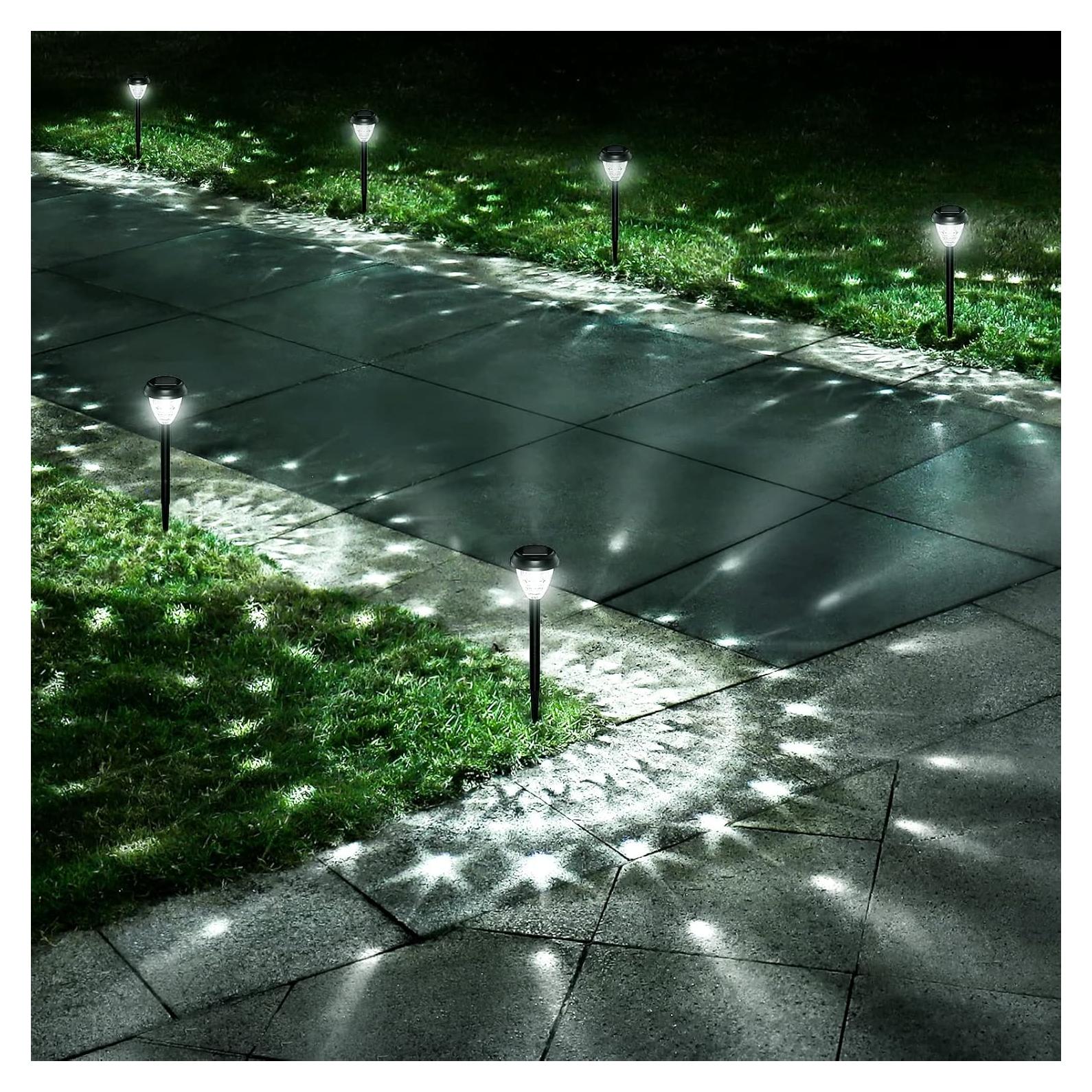 Luces Solares URAGO 10 Piezas LED Impermeables Jardín