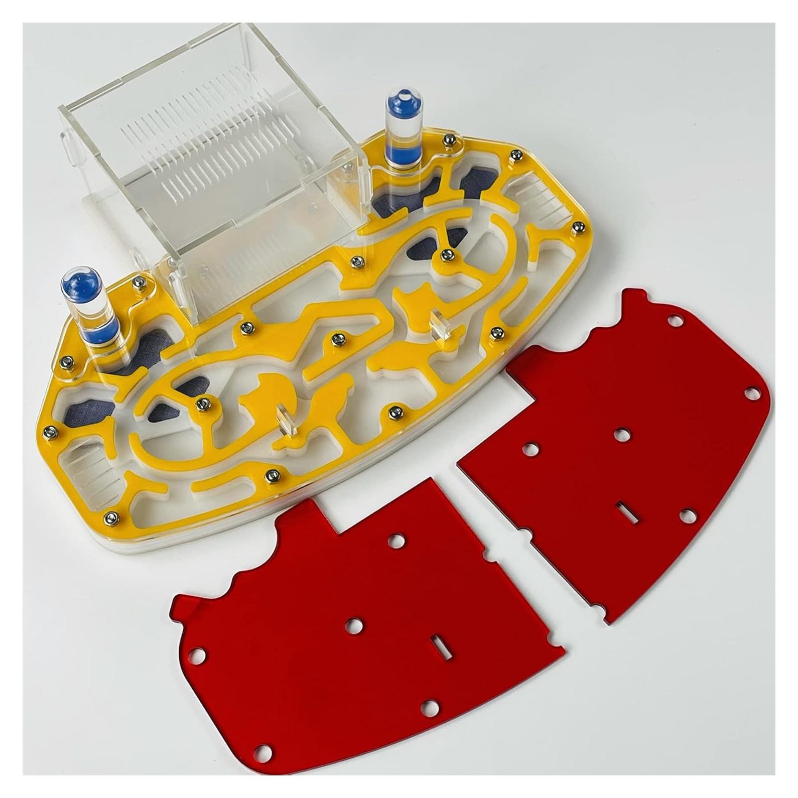 Nido de hormigas Acrílico ANT GRAPE 24x18 cm Amarillo