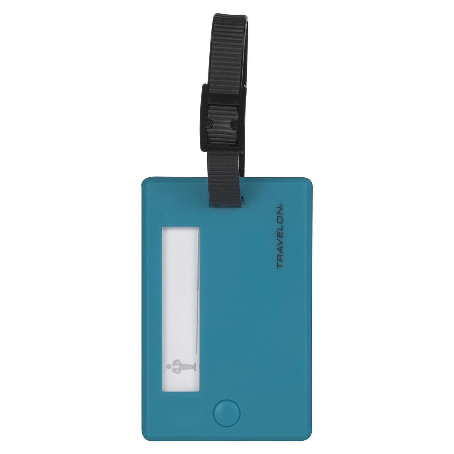 Juego de 2 Etiquetas de Equipaje Travelon Aqua - Privacidad