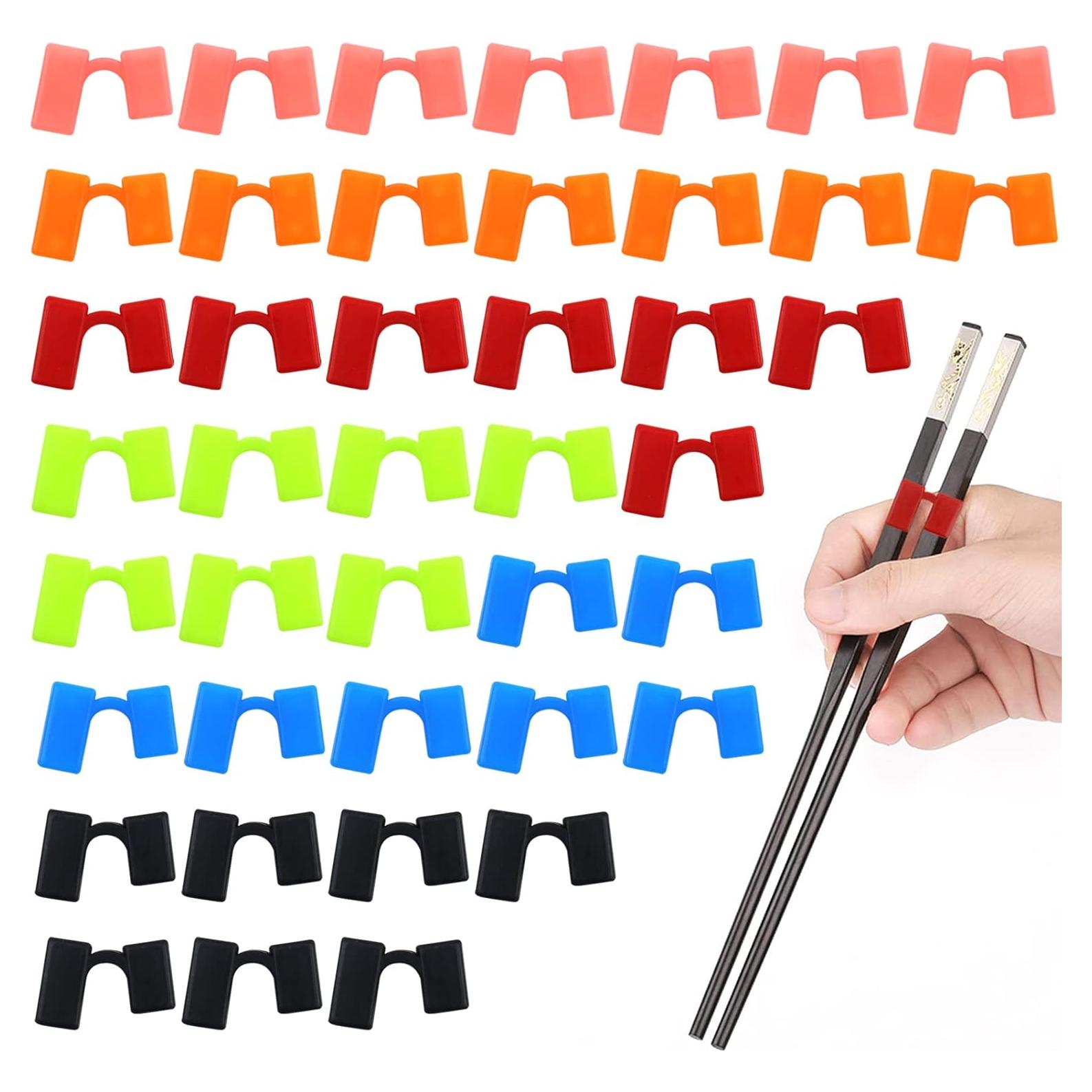 42 Ayudantes de Palillos Reutilizables Aswewamt - Entrenador de Palillos