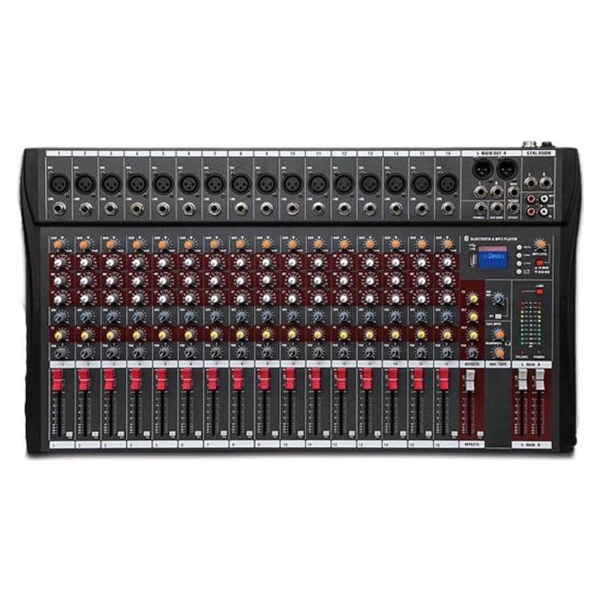 Mezclador de Audio Profesional M189 16 Canales Bluetooth USB