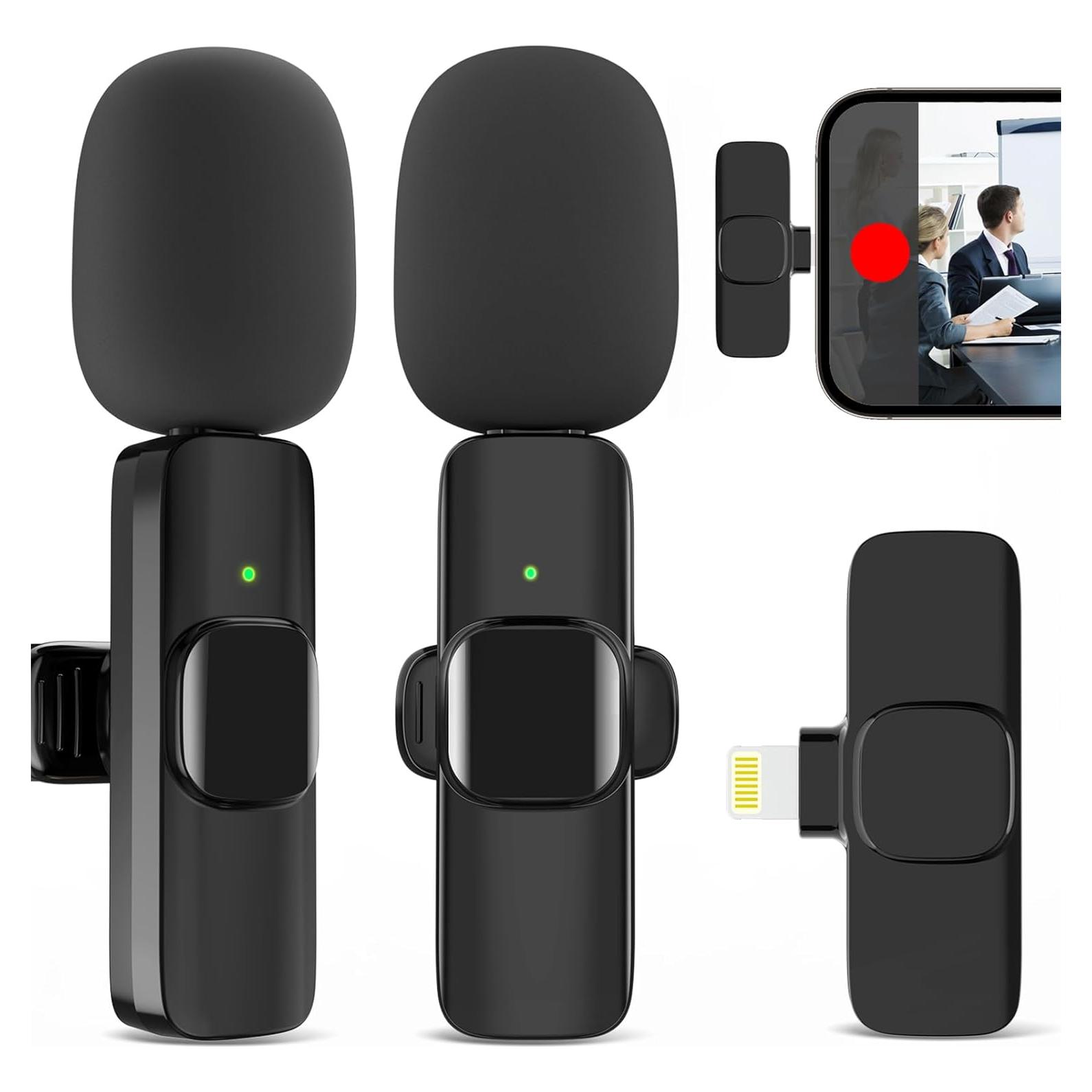 Micrófono Lavalier Inalámbrico JUDKIOM para iPhone 14