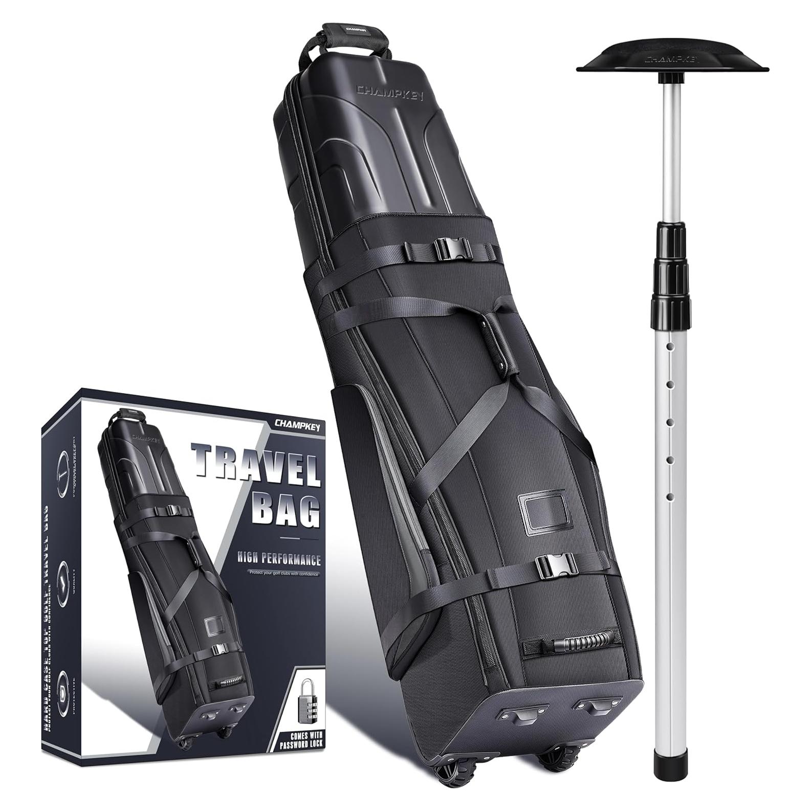 Bolsa de Viaje de Golf CHAMPKEY con Ruedas y Soporte