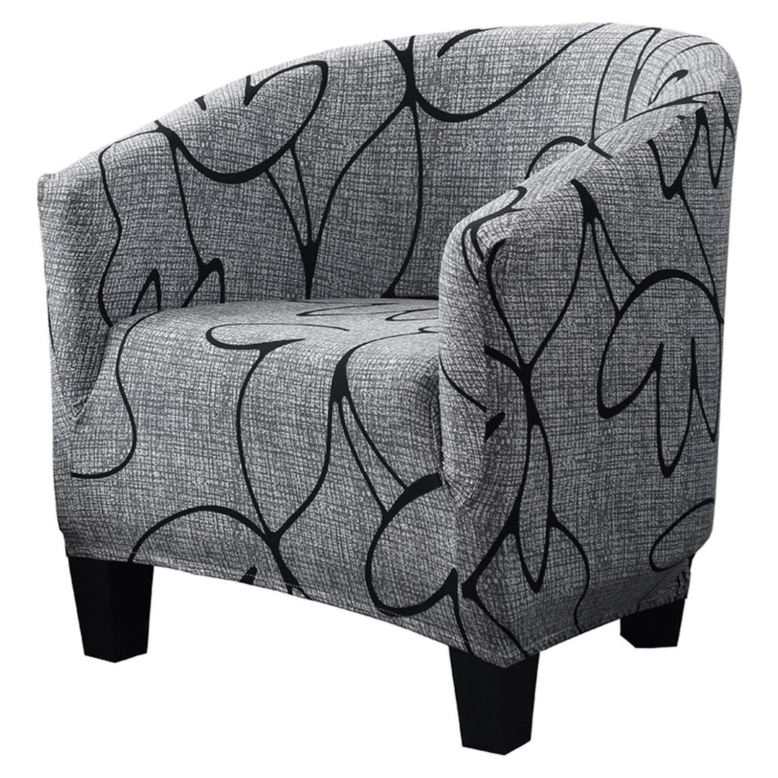 Funda de Silla Barrel SearchI Estirable Patrón 1 70-80 cm