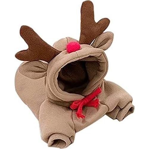 Abrigo para Perro Maruomiki Café Talla L con Capucha