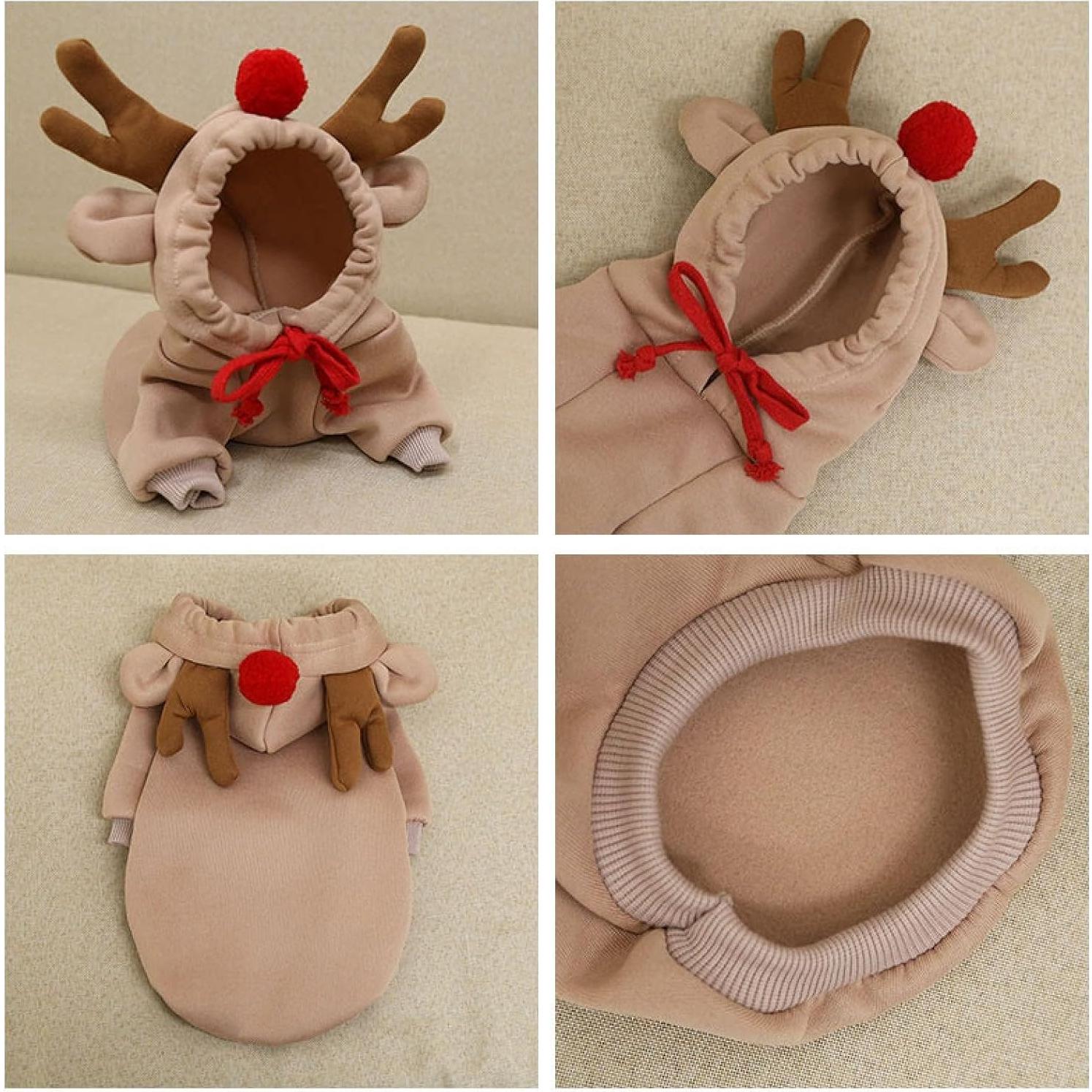 Abrigo para Perro Maruomiki Café Talla L con Capucha