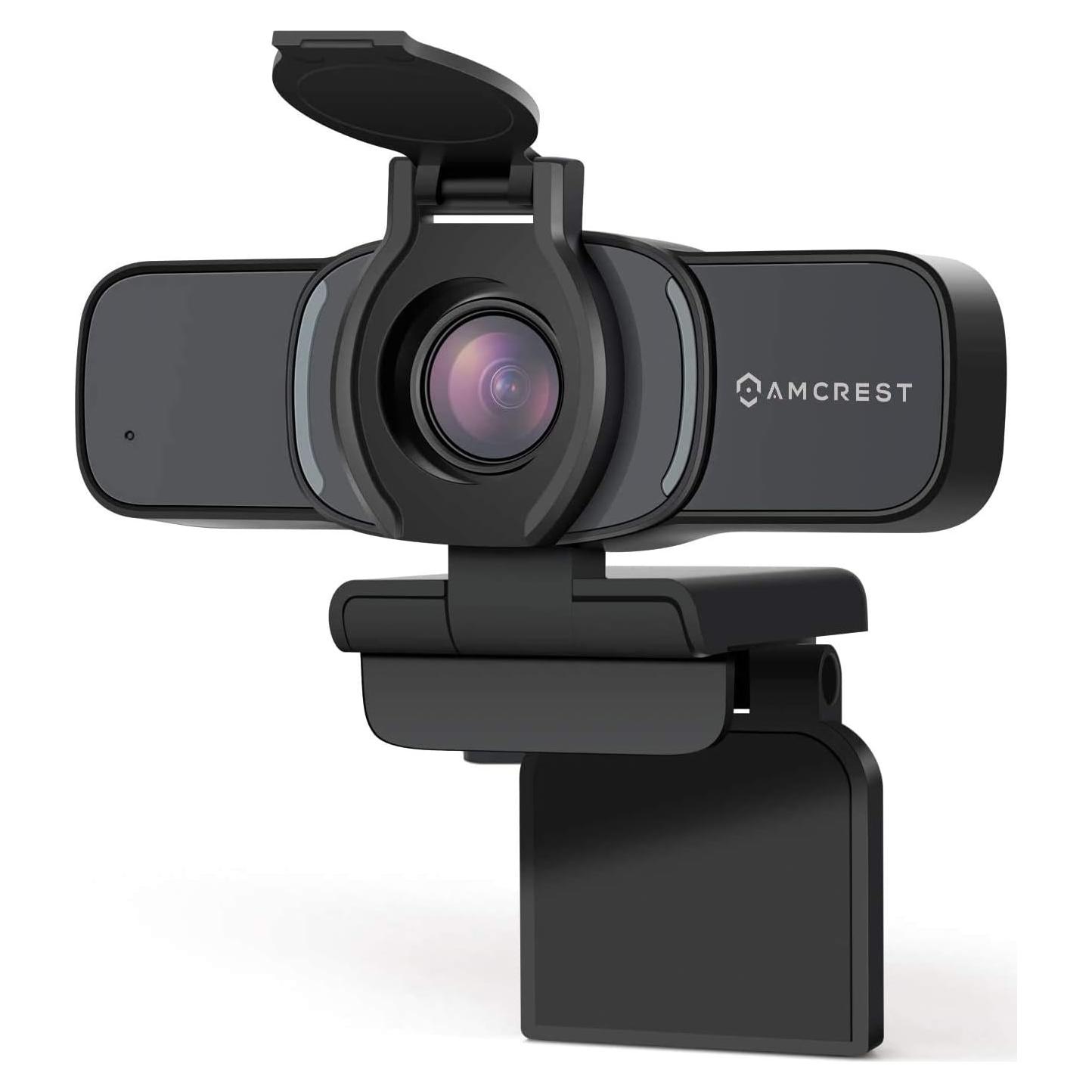 Cámara Web Amcrest 1080P con Micrófono y Cubierta de Privacidad