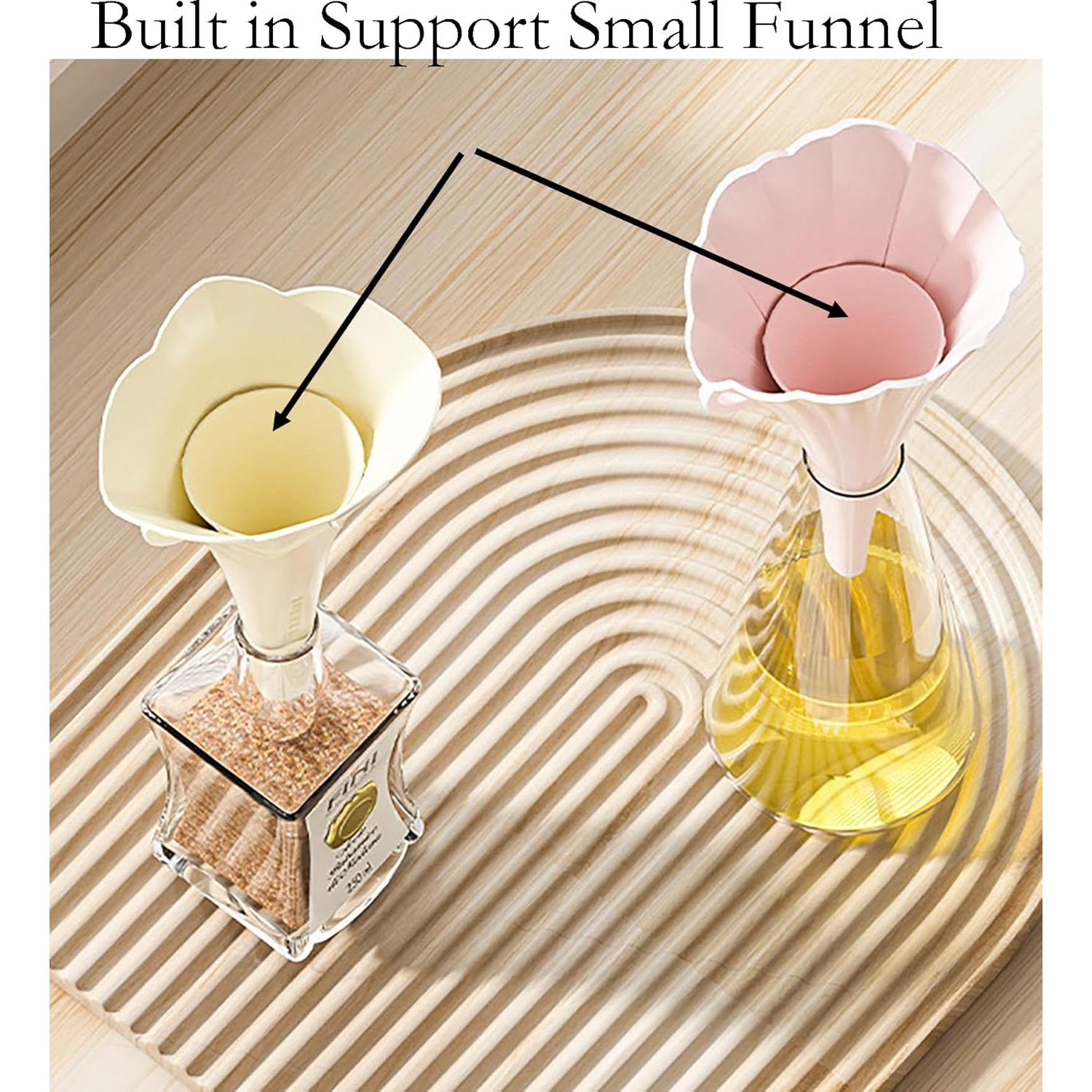 Embudo Plegable de Silicona YIKANGHENG - 4 Piezas