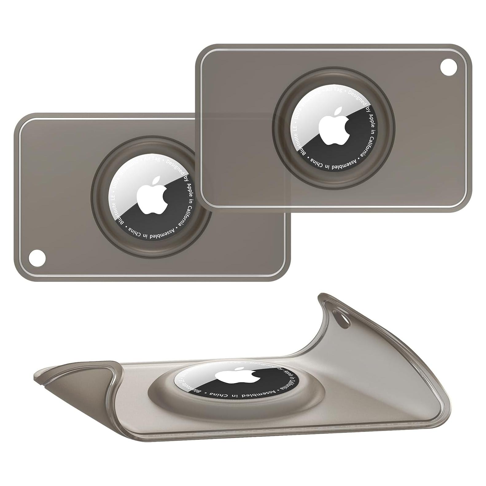 Soporte de Billetera Airtag Natyos Ultra Delgado Negro