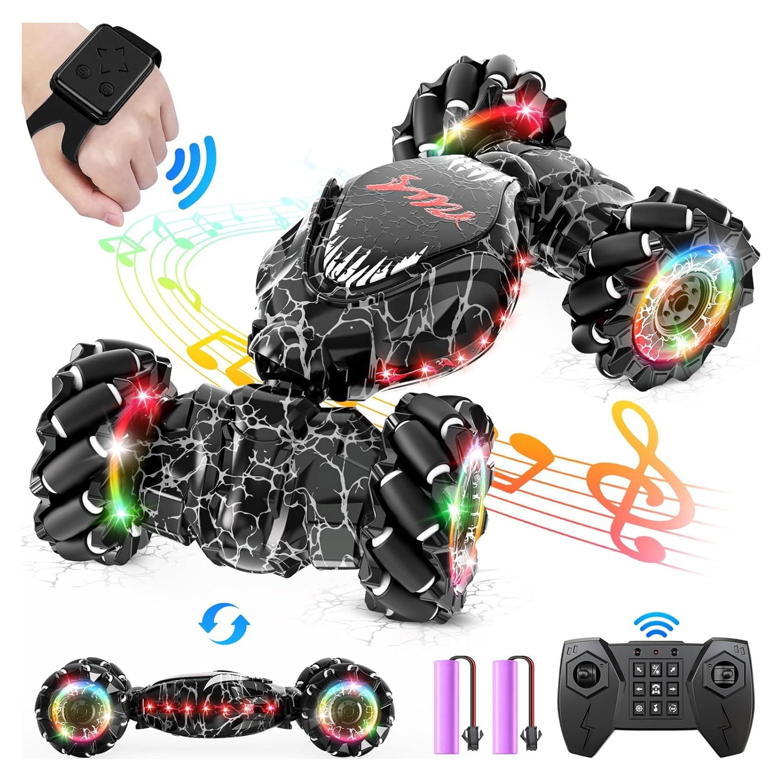 Coche Acrobático RC OSIMILY 4WD LED 500mAh Todo Terreno