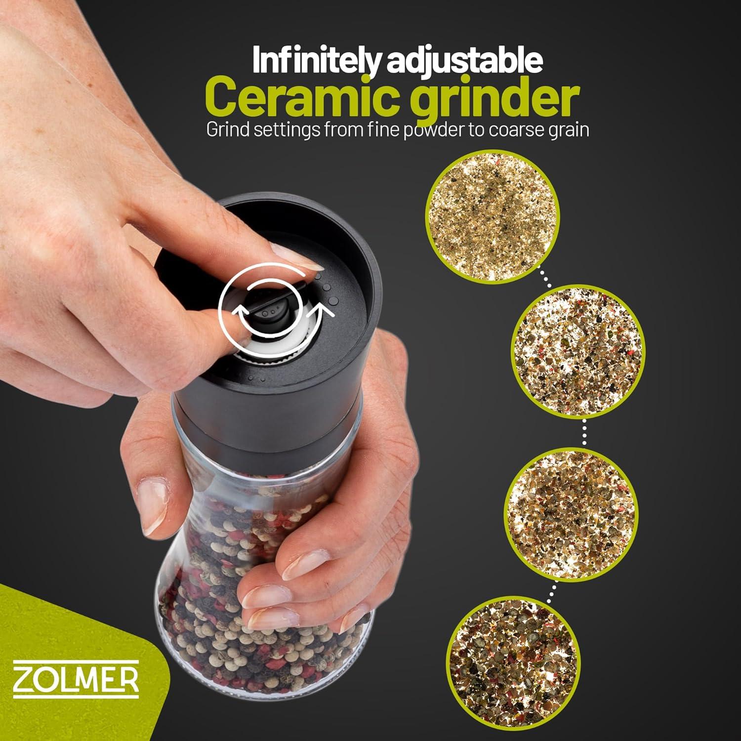 Conjunto de Molinillos de Sal y Pimienta ZOLMER® Manual 0.67 kg