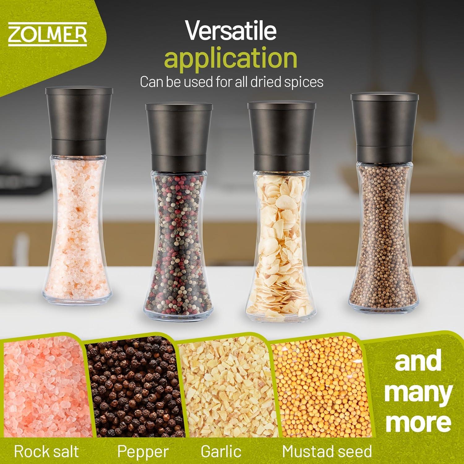 Conjunto de Molinillos de Sal y Pimienta ZOLMER® Manual 0.67 kg