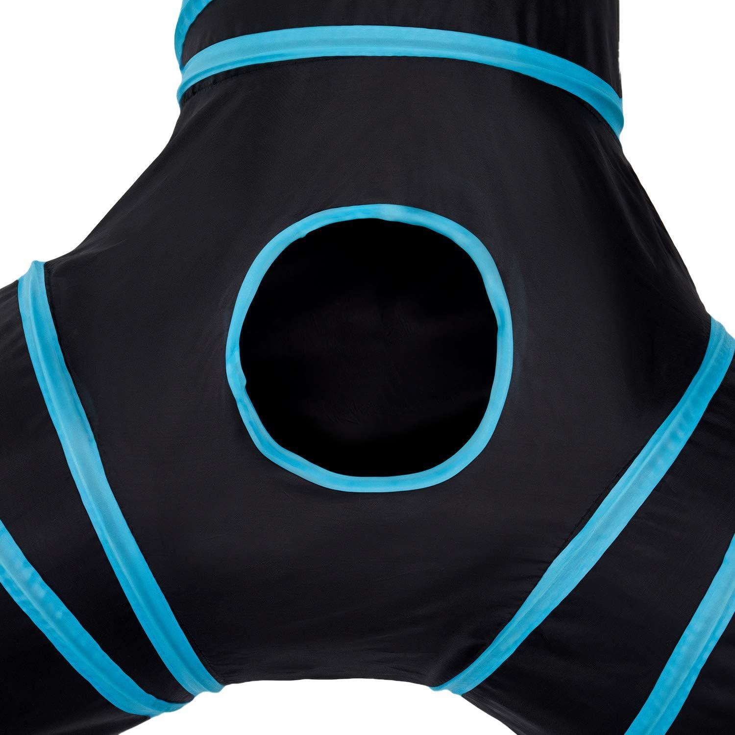 Túnel para Gatos Tempcore 3 Vías Colapsable Azul