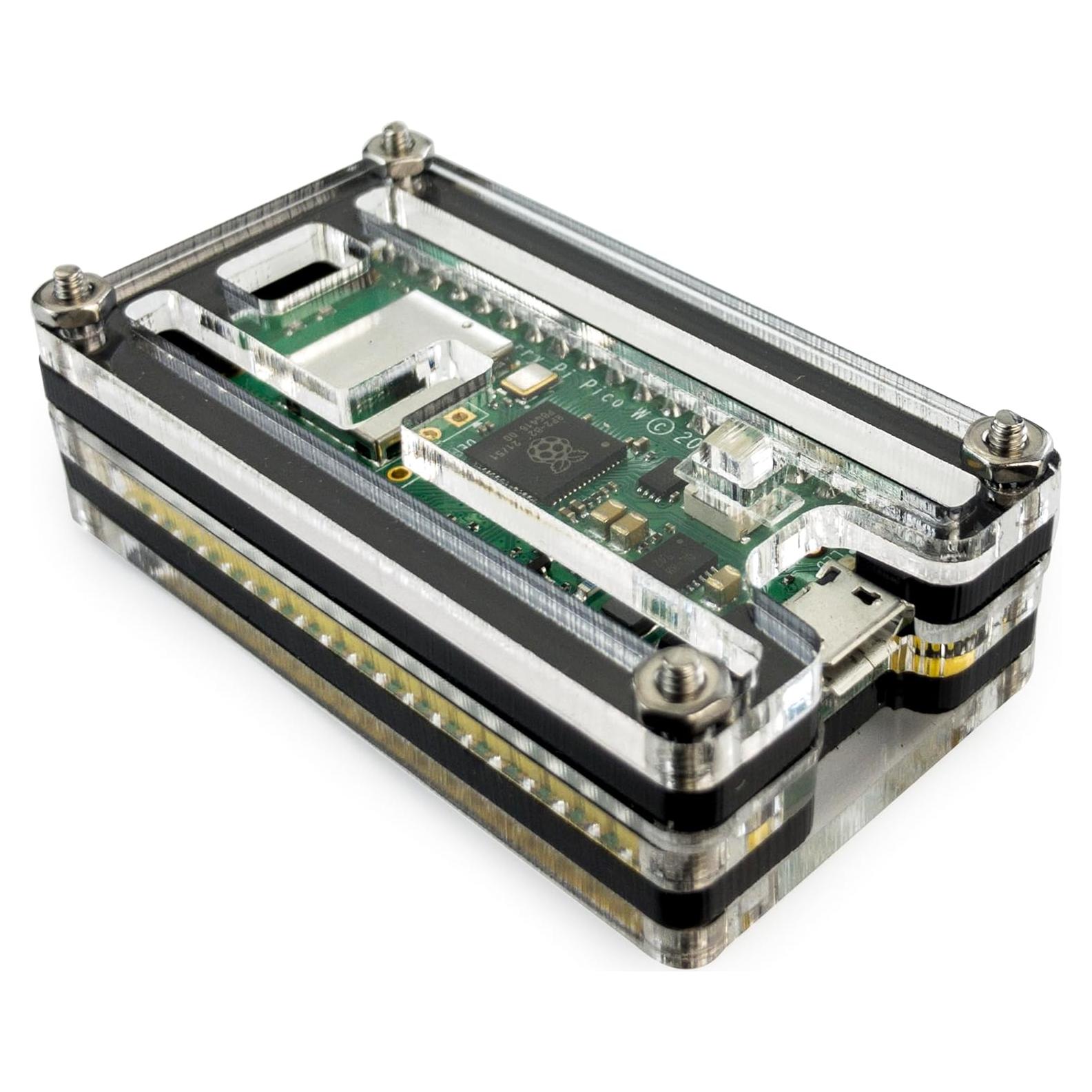 Caja C4Labs Zebra para Raspberry Pi Pico W - Individual