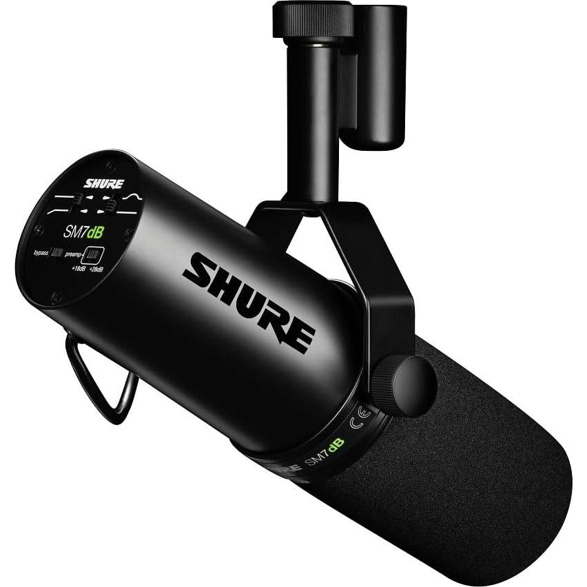 Micrófono Dinámico Shure SM7dB con Preamplificador Integrado