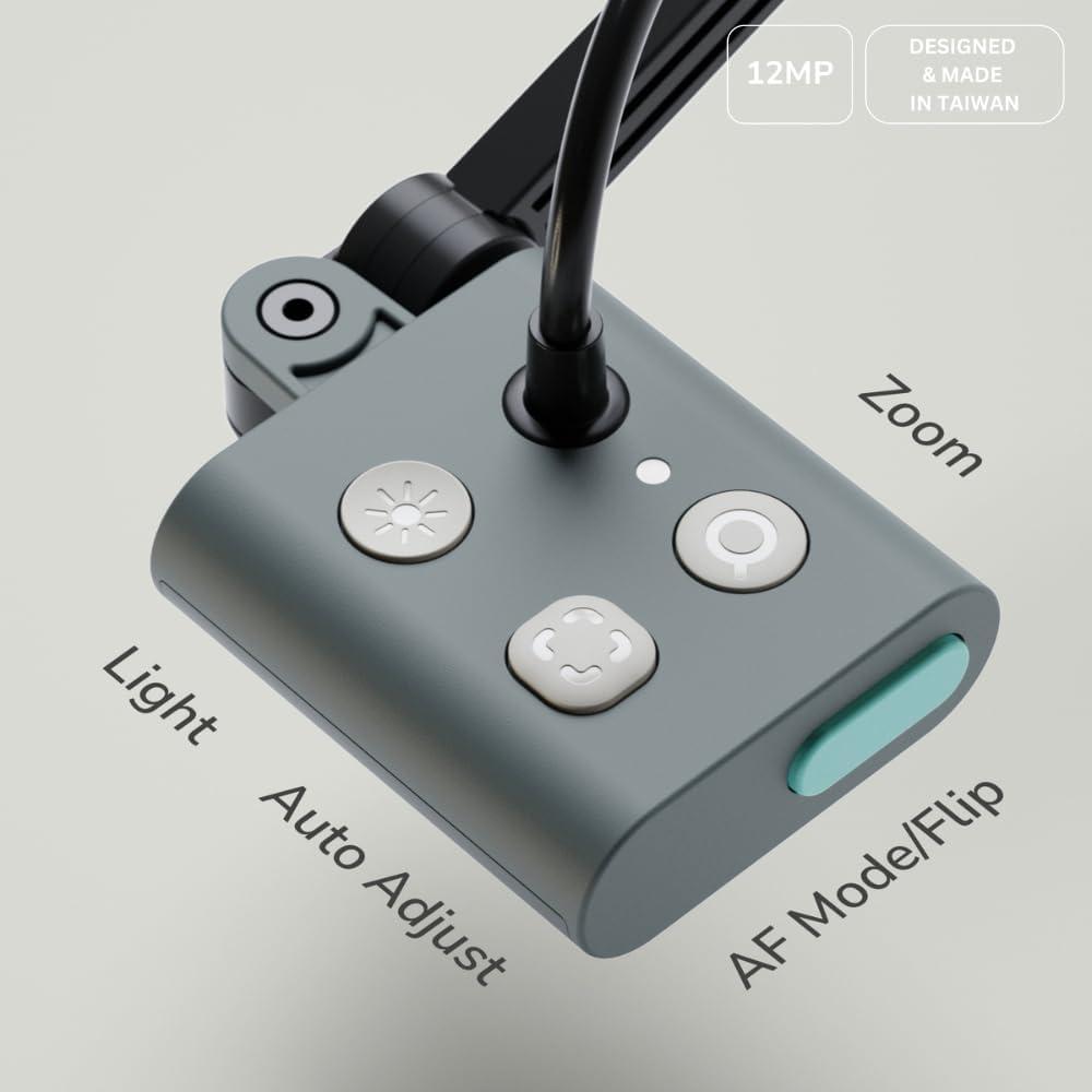 Cámara de Documentos OKIOCAM S2 Pro 13MP 4K USB con Puntero