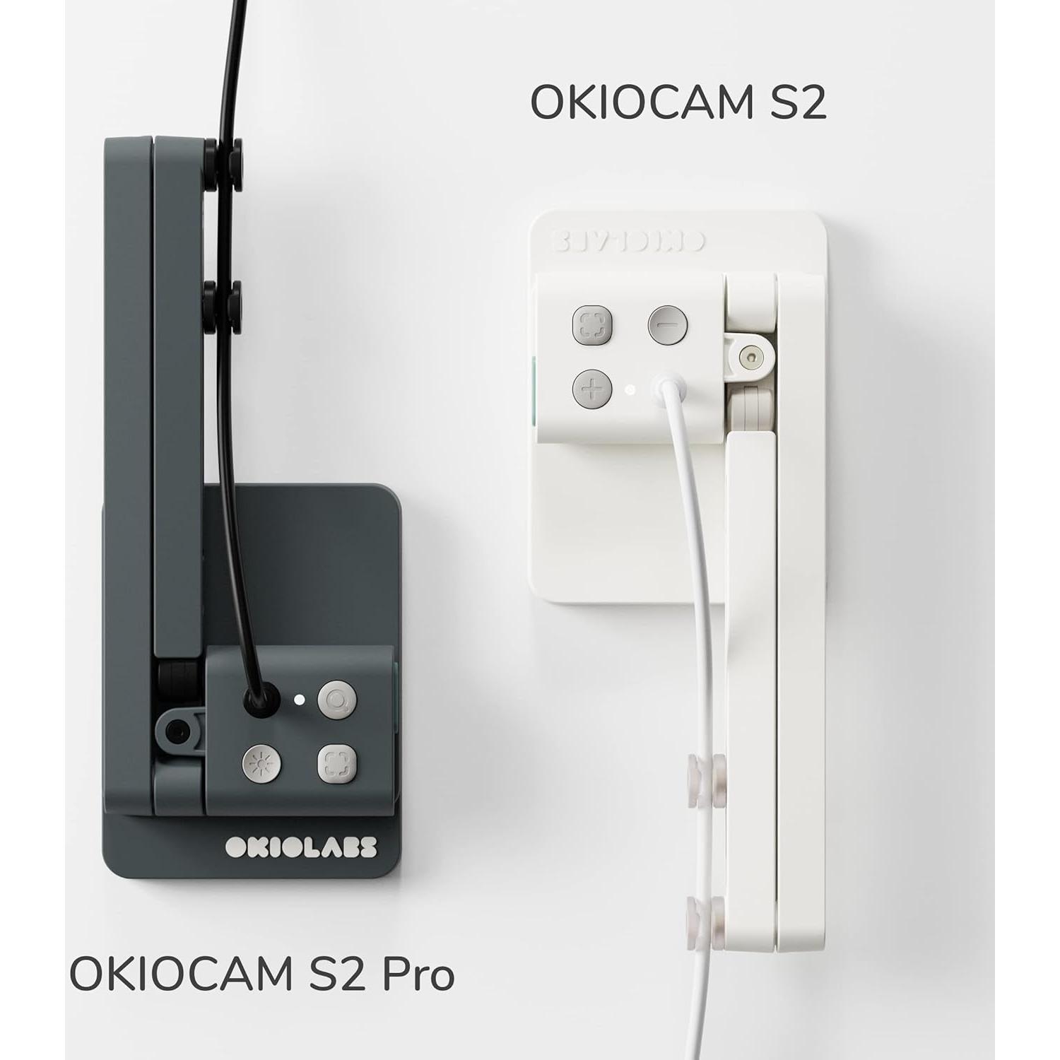 Cámara de Documentos OKIOCAM S2 Pro 13MP 4K USB con Puntero