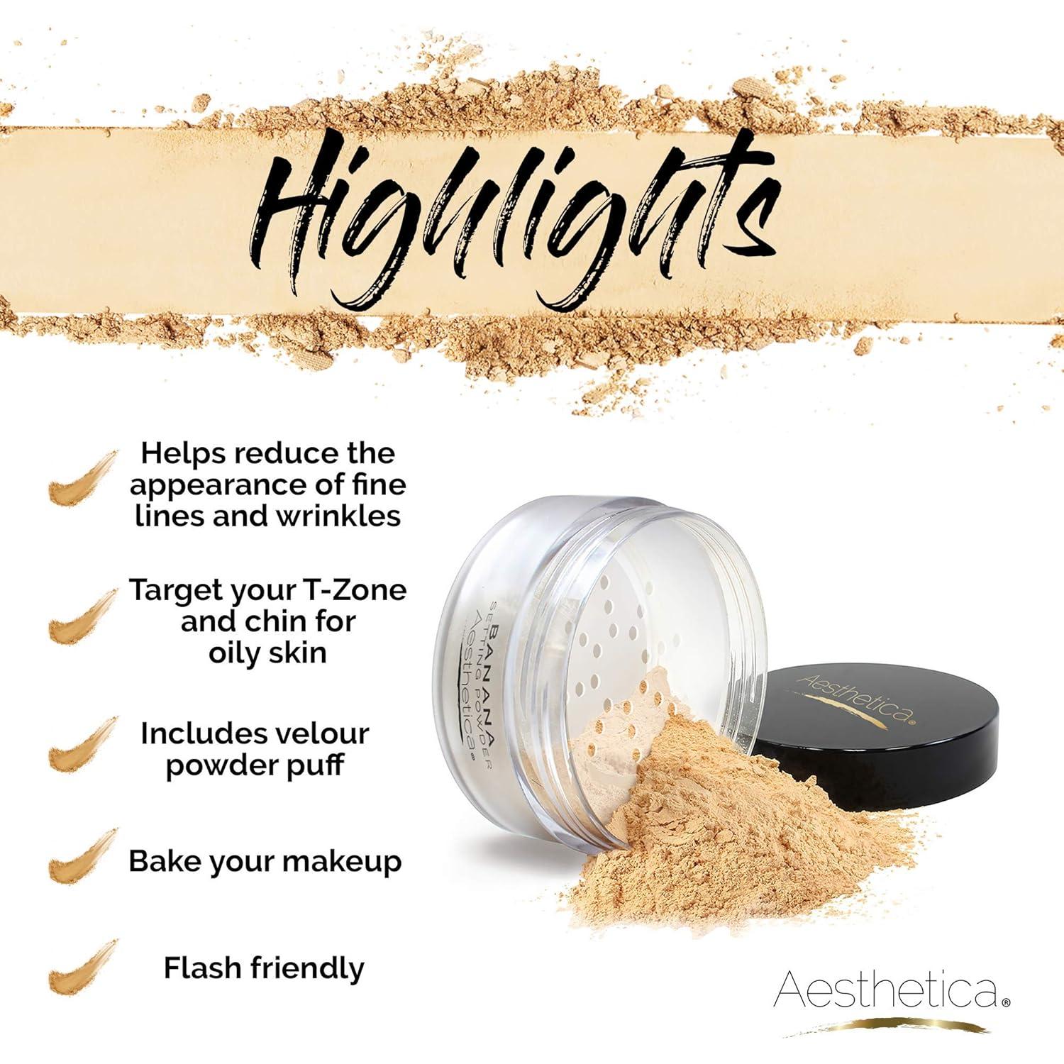 Polvo Suelto Fijador Aesthetica Banana - 19.84 g