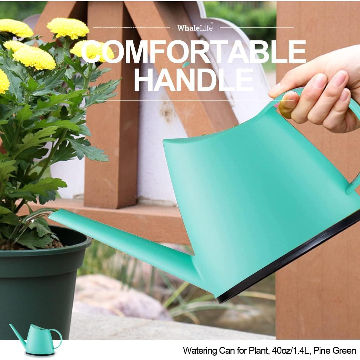 Regadera Interior WhaleLife 1.4L Verde Pino para Bonsai