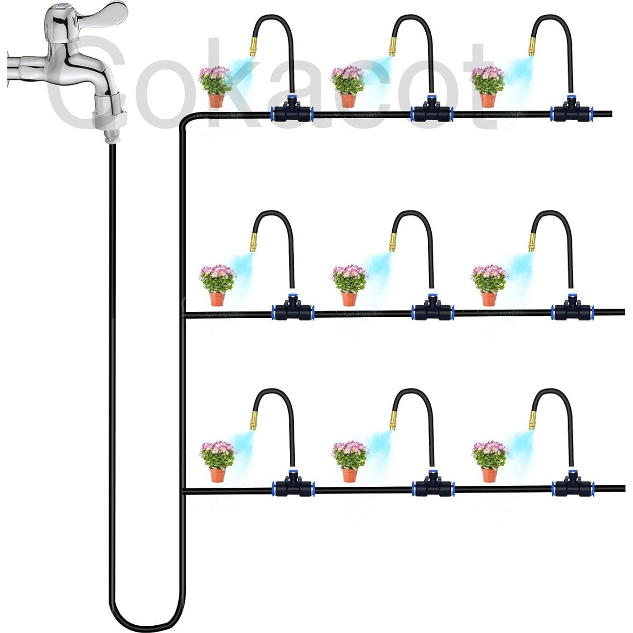 Sistema de riego por goteo Cokacot 15m ajustable 360°