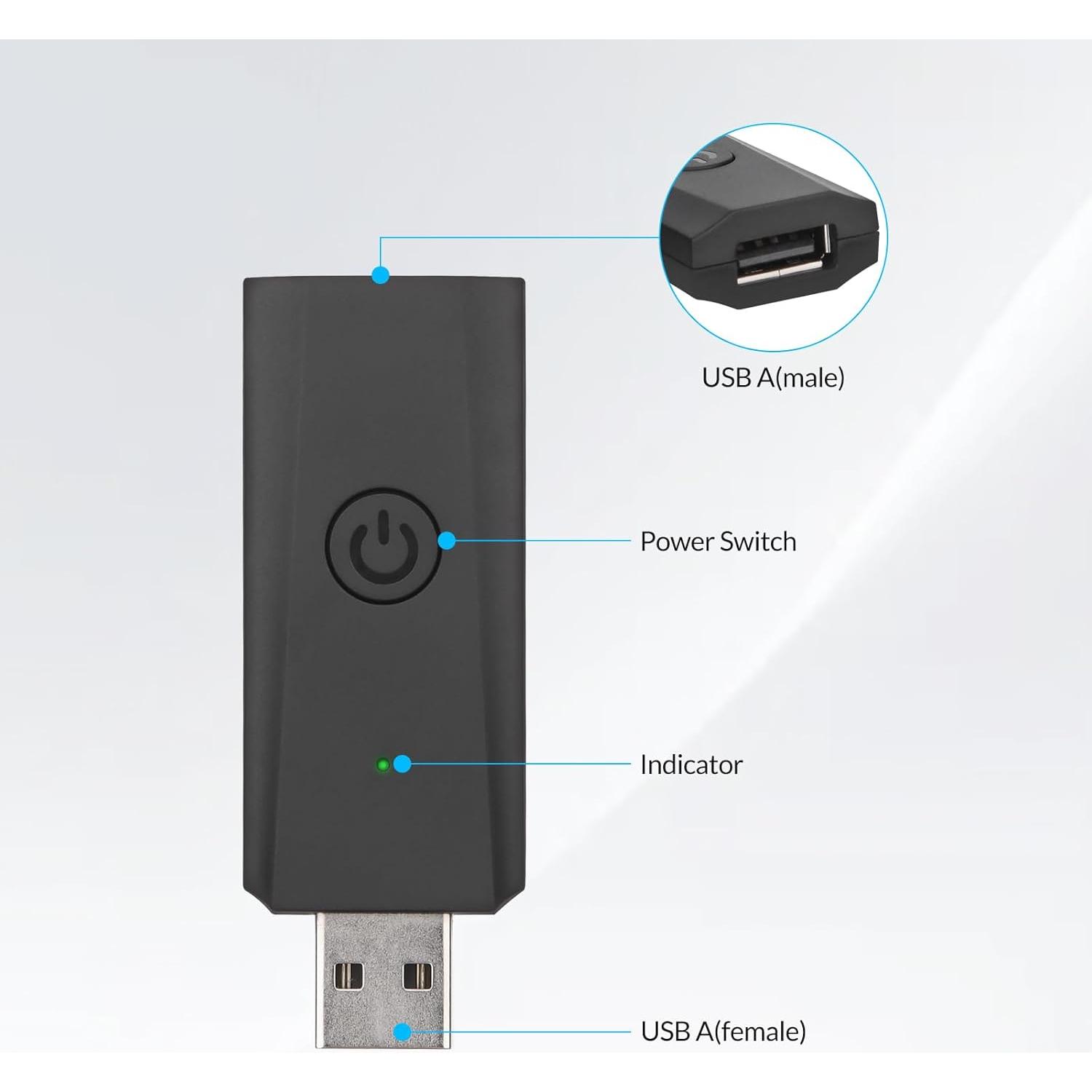 Interruptor USB Inalámbrico Reiie RT040 Control Inteligente